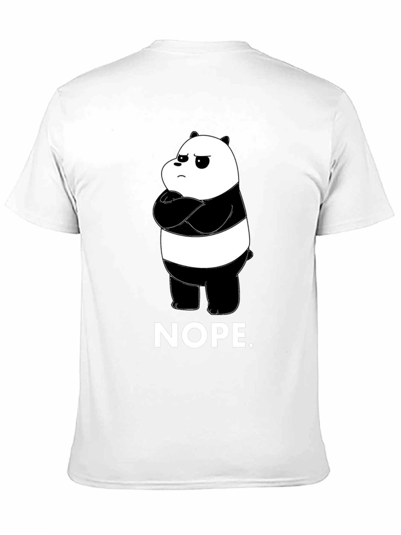 Nope Panda Graphic T-Shirt