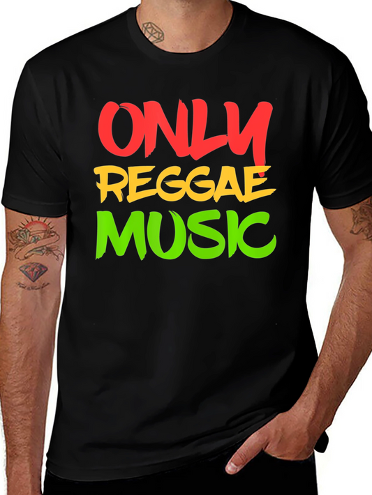 Reggae Music T-Shirt - Bold Rasta Colors
