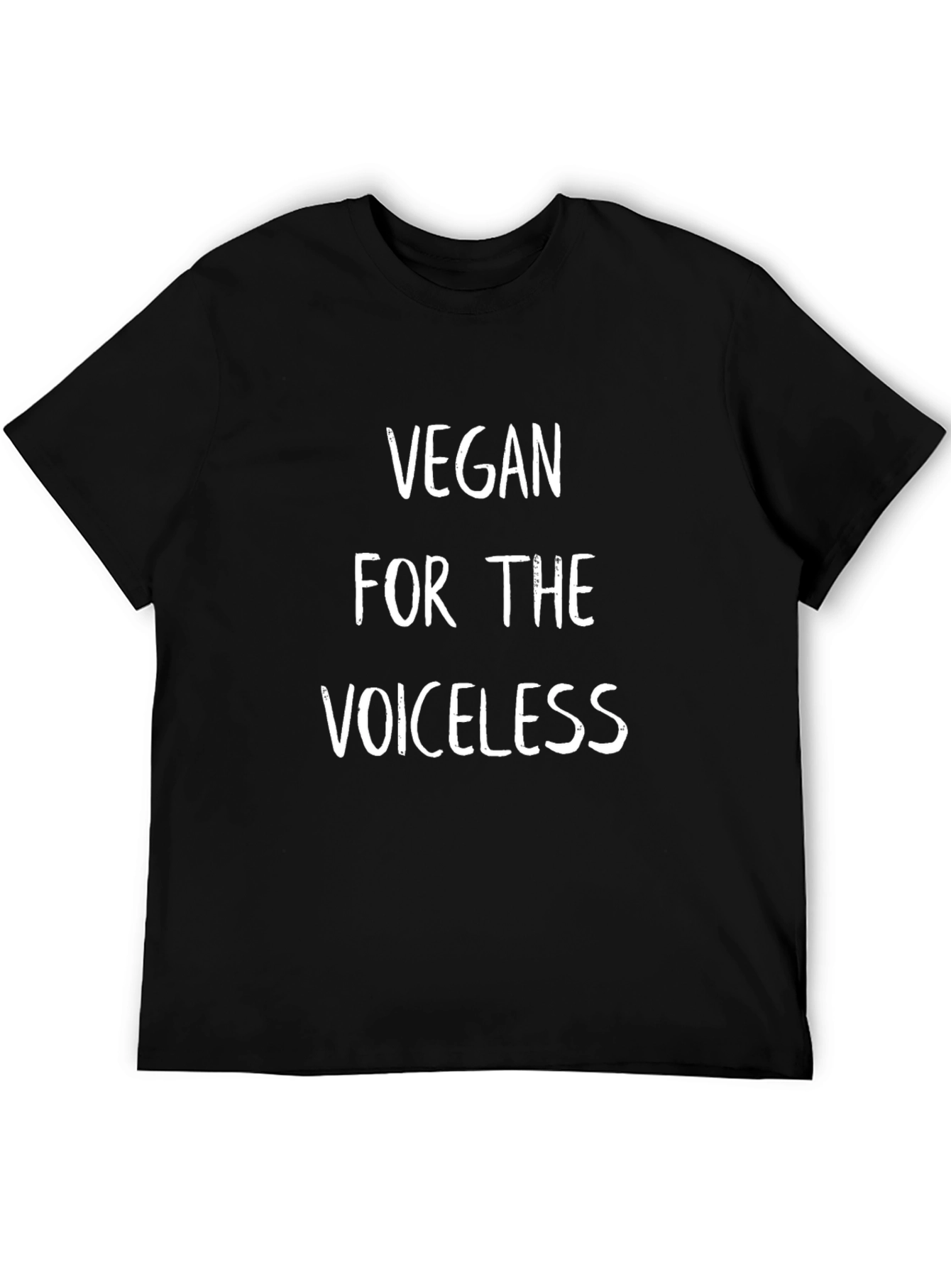 Vegan for the Voiceless T-Shirt - Black