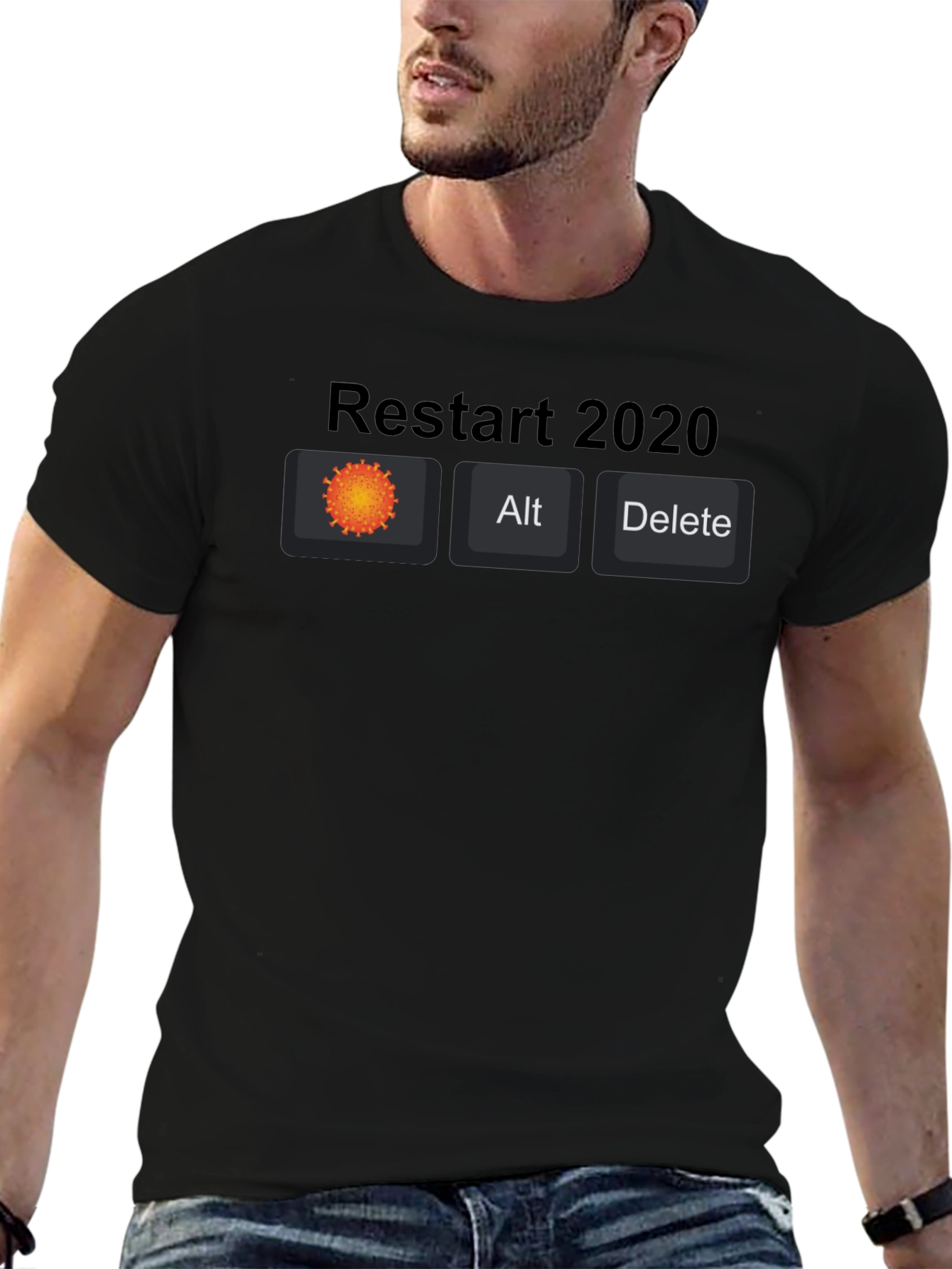 Restart 2020 Novelty Graphic Tee