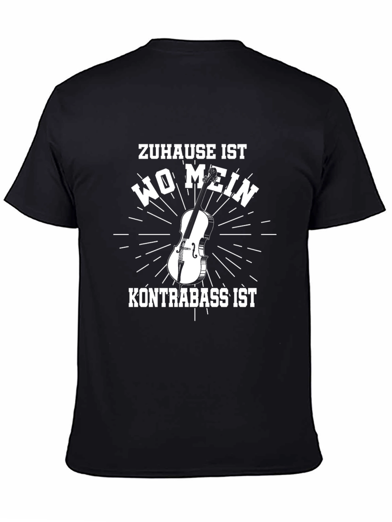 Bass Guitar Home T-Shirt | Musician Tee