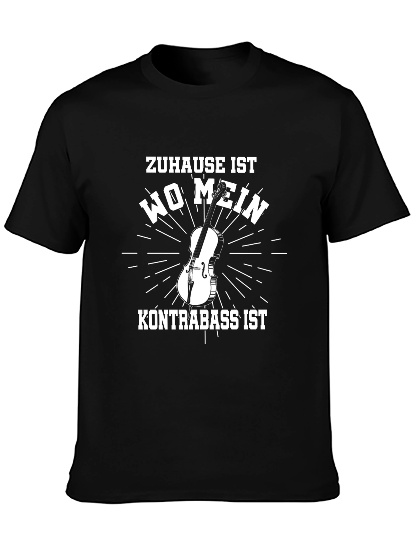 Bass Guitar Home T-Shirt | Musician Tee