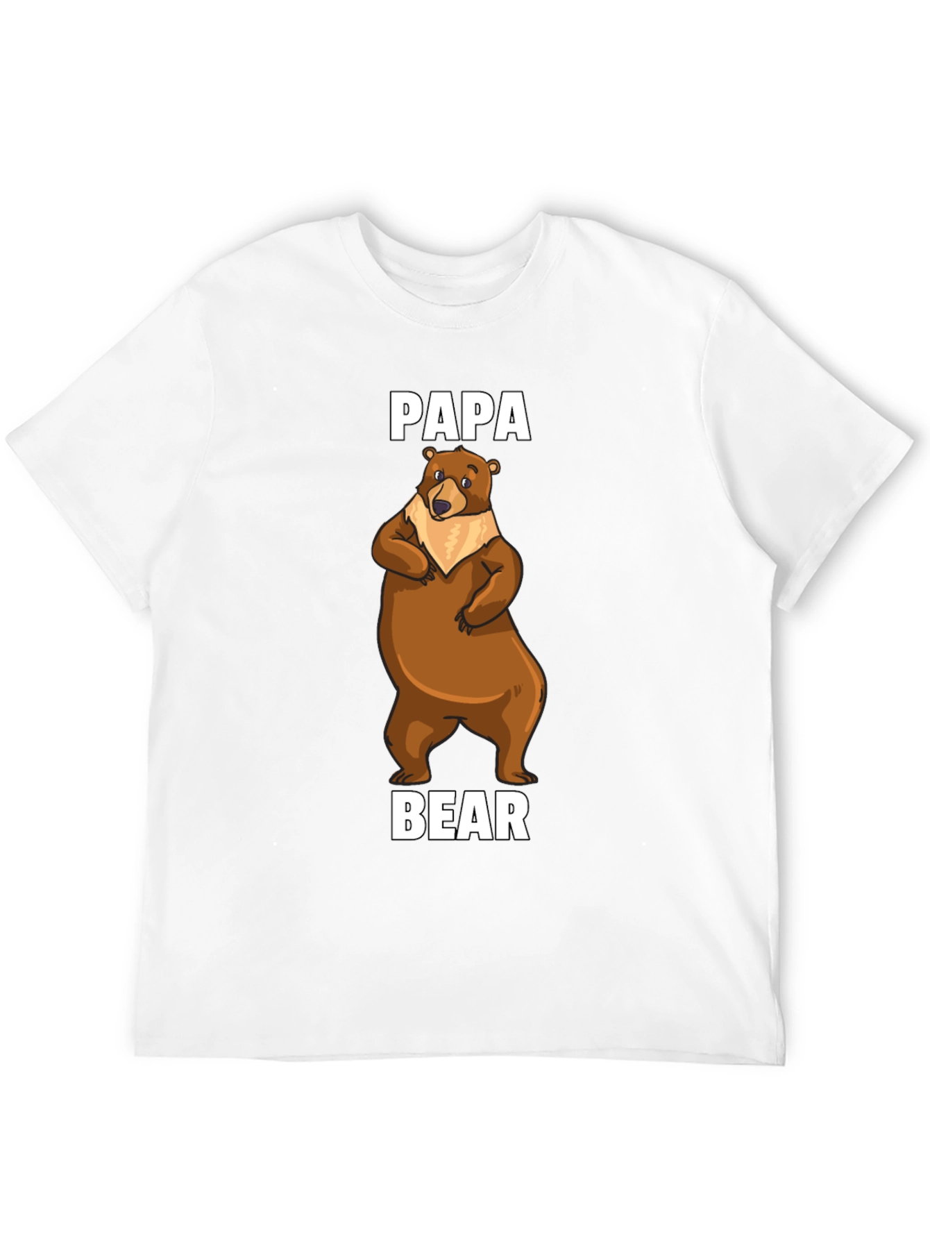 Papa Bear T-Shirt - Cute Cartoon Bear Tee