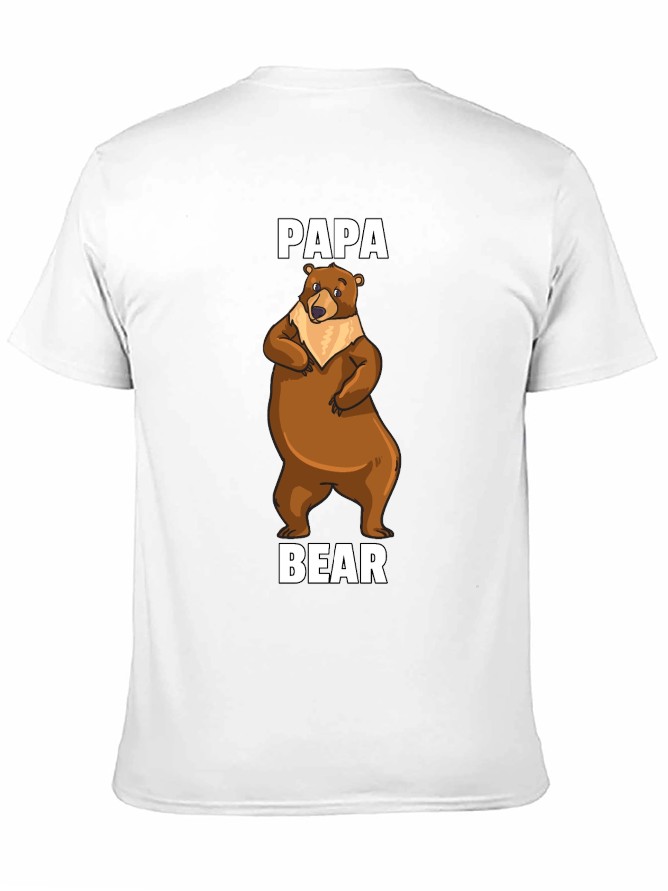 Papa Bear T-Shirt - Cute Cartoon Bear Tee