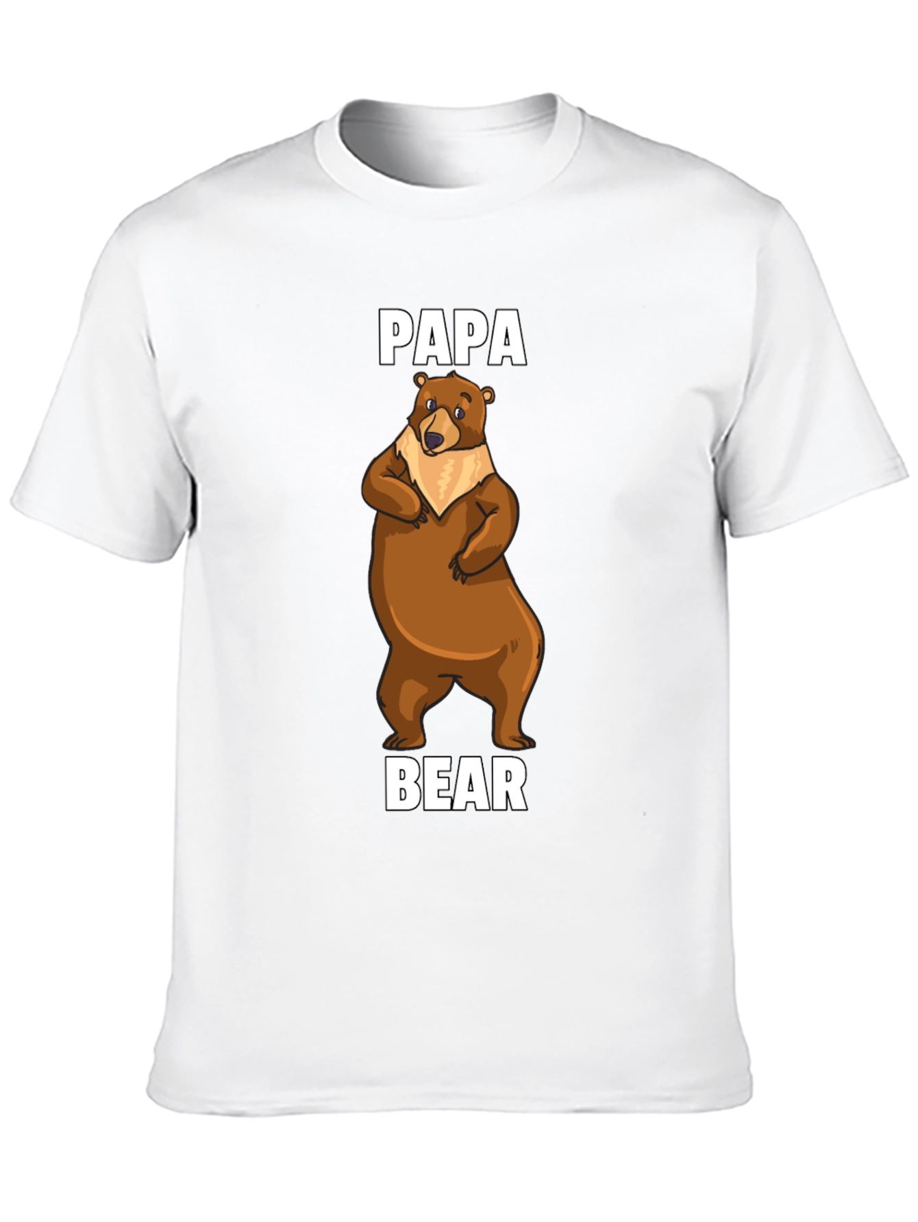 Papa Bear T-Shirt - Cute Cartoon Bear Tee