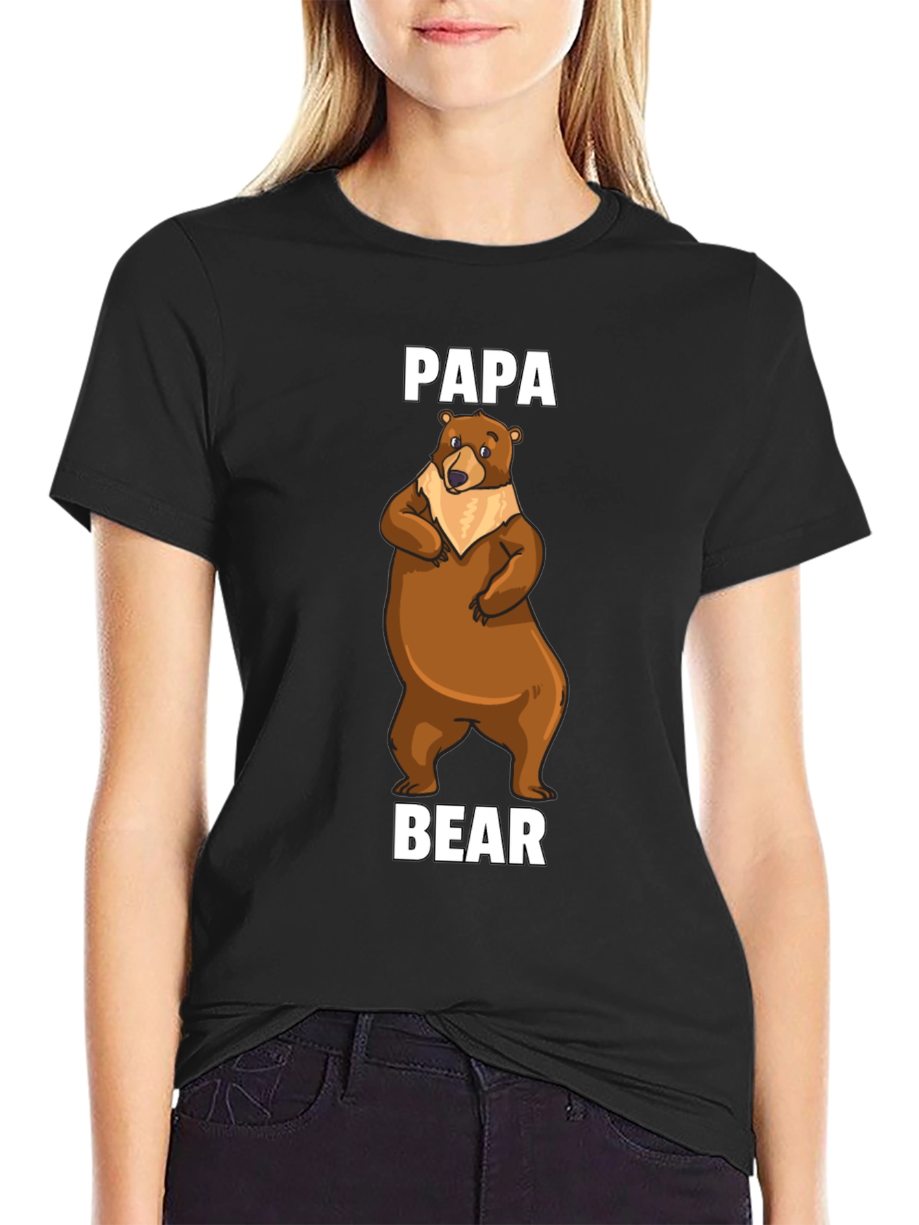 Papa Bear T-Shirt - Cute Cartoon Bear Tee