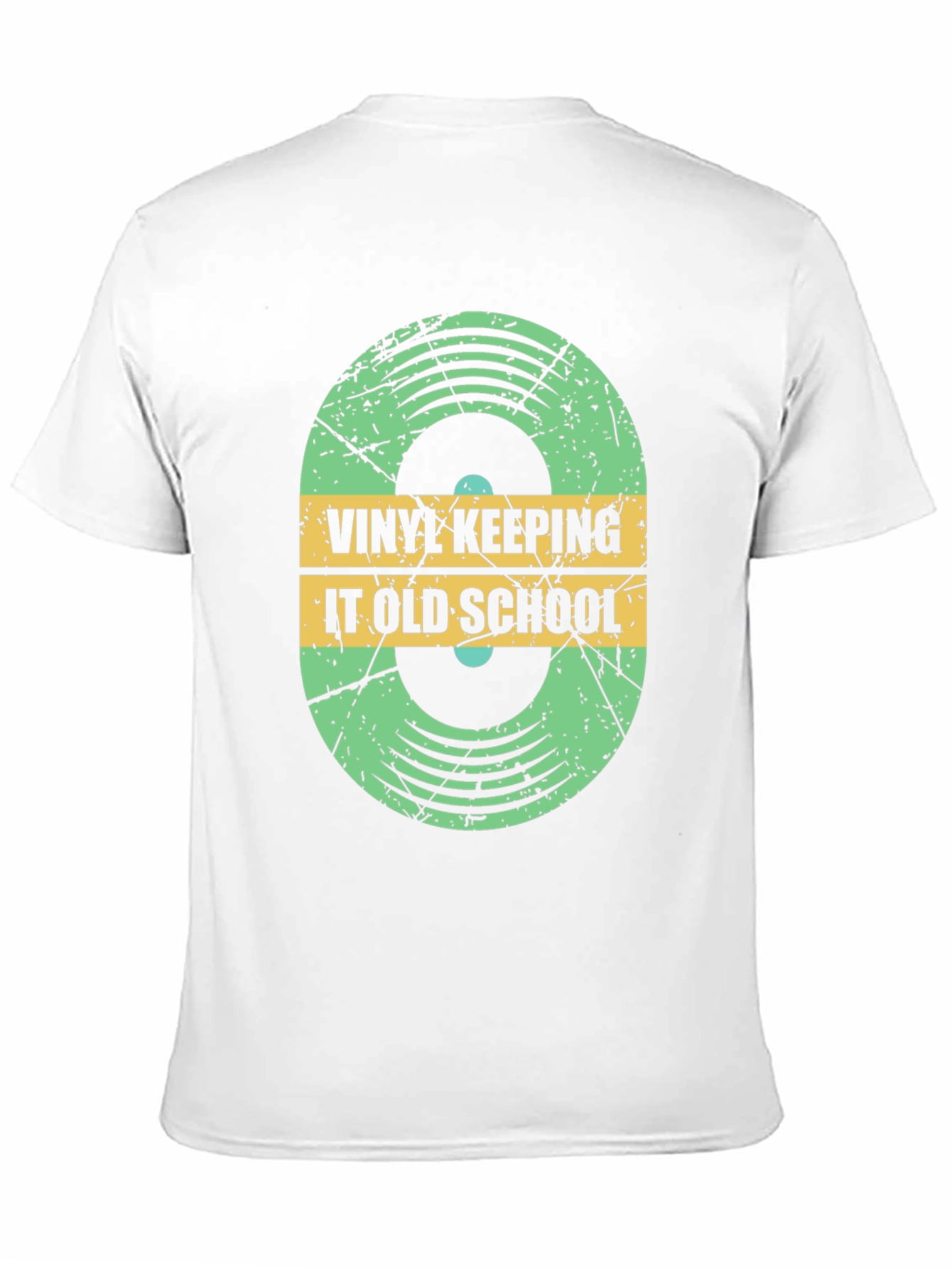 Vinyl Keeping It Old School Black T-Shirt