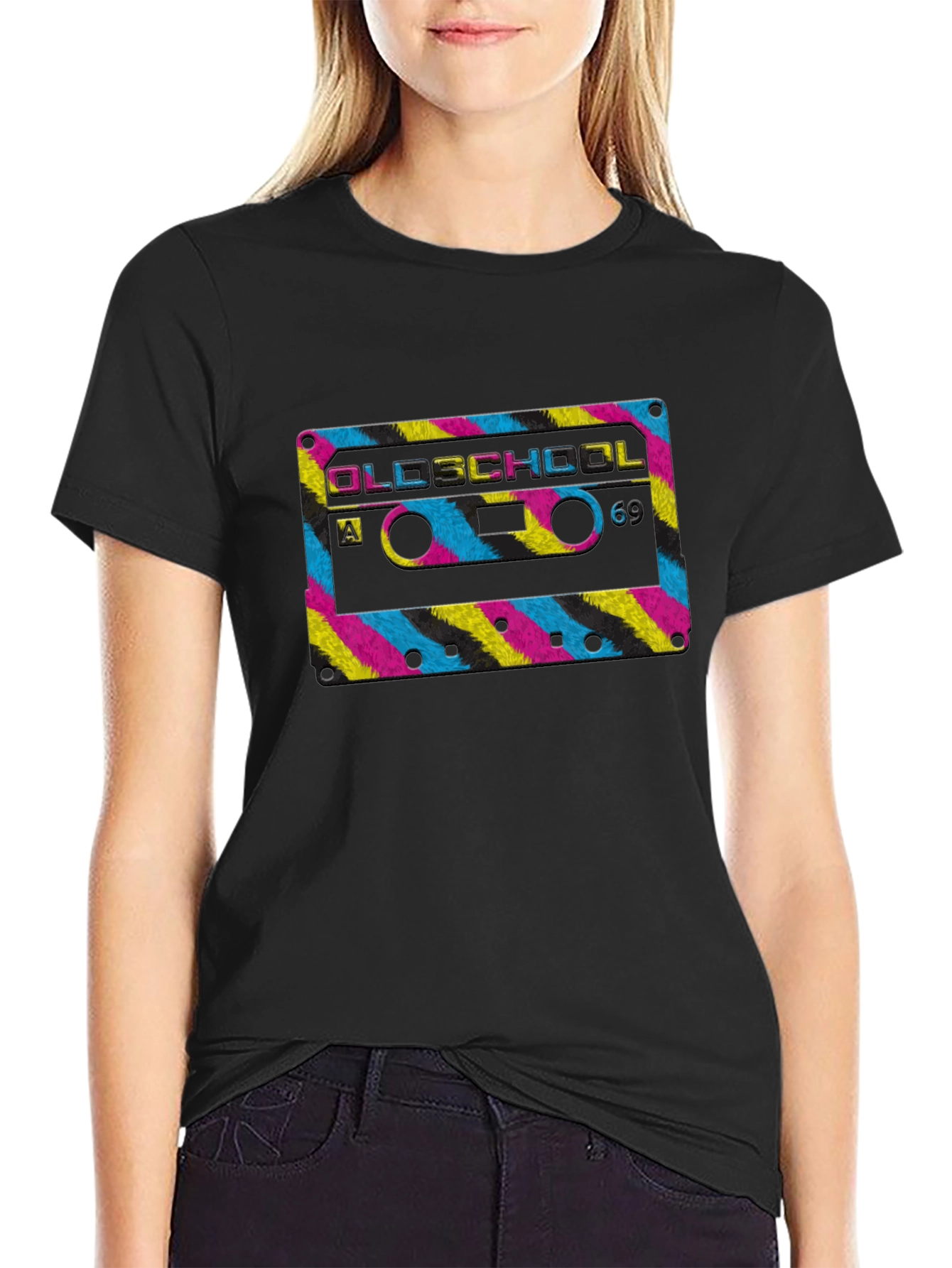 Old School Cassette Tape Graphic Tee