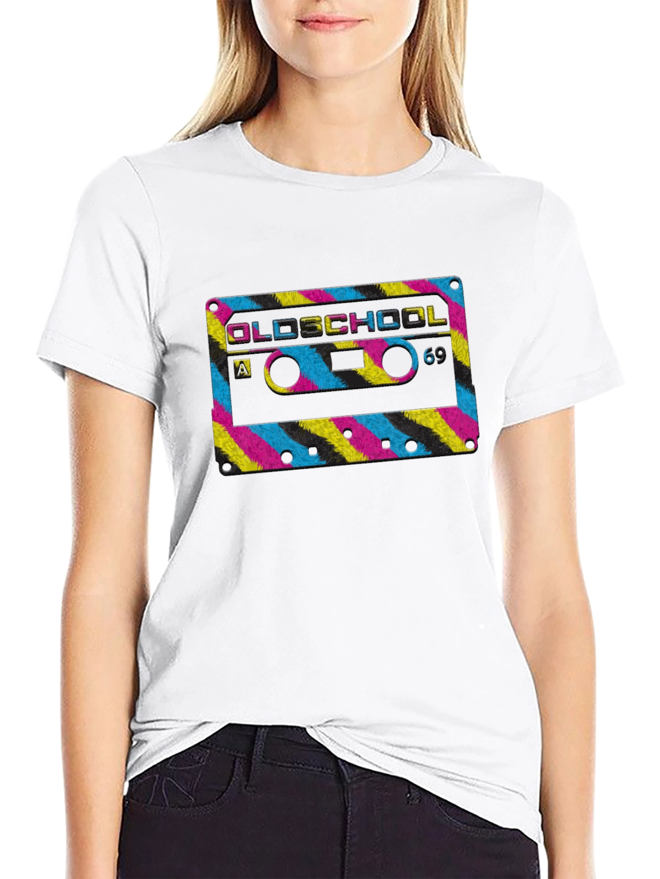 Old School Cassette Tape Graphic Tee
