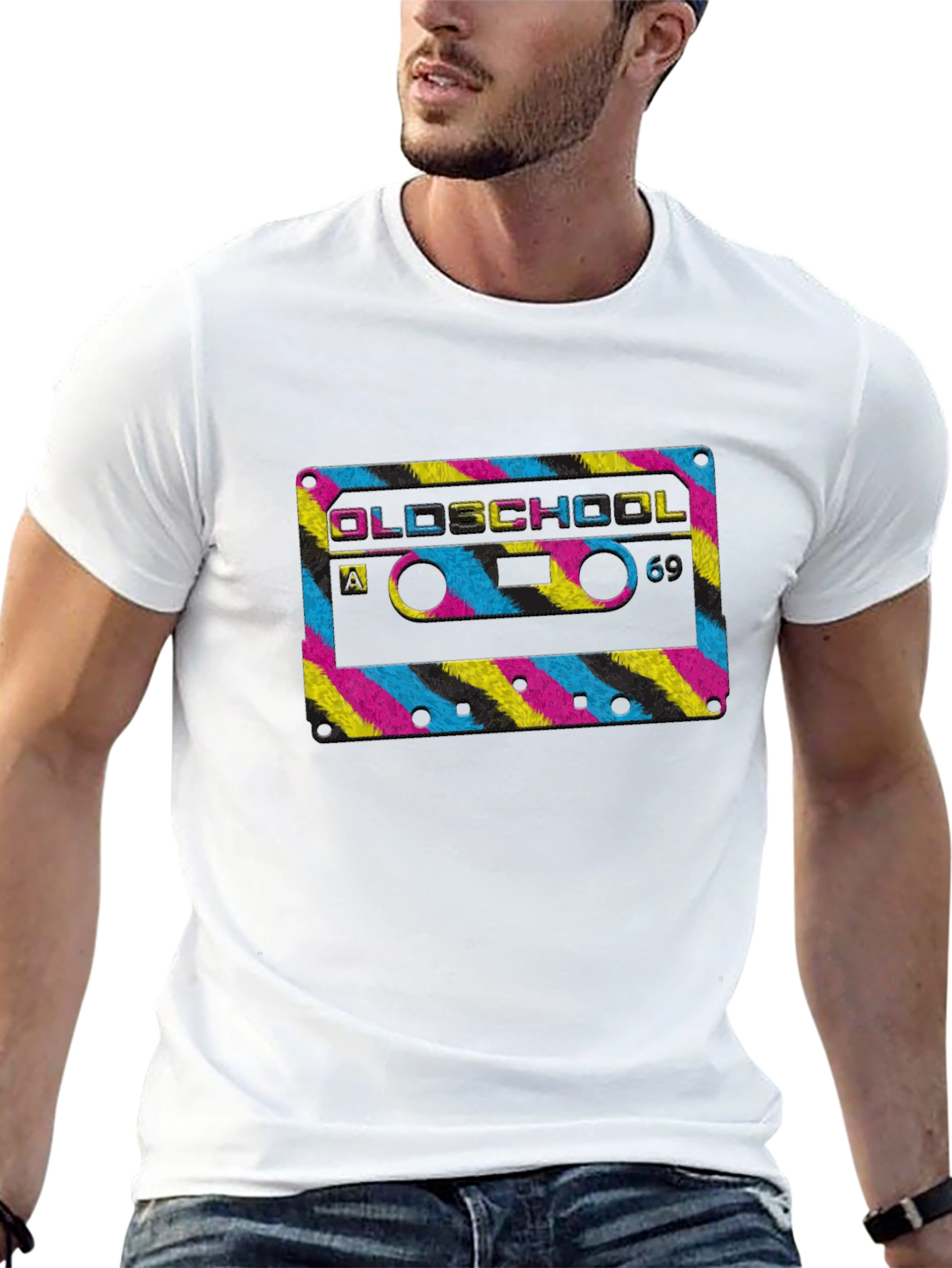 Old School Cassette Tape Graphic Tee