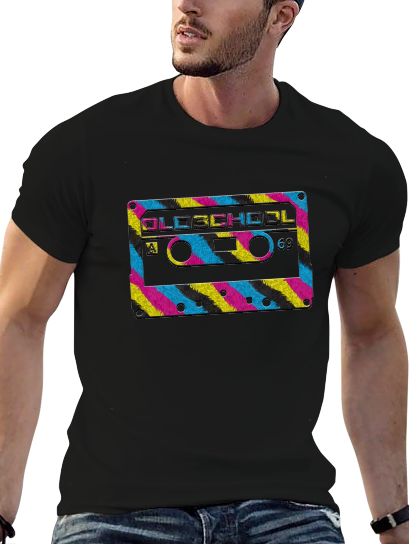 Old School Cassette Tape Graphic Tee