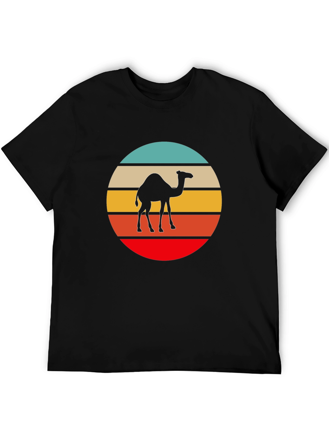 Retro Camel T-Shirt - Desert Vibes