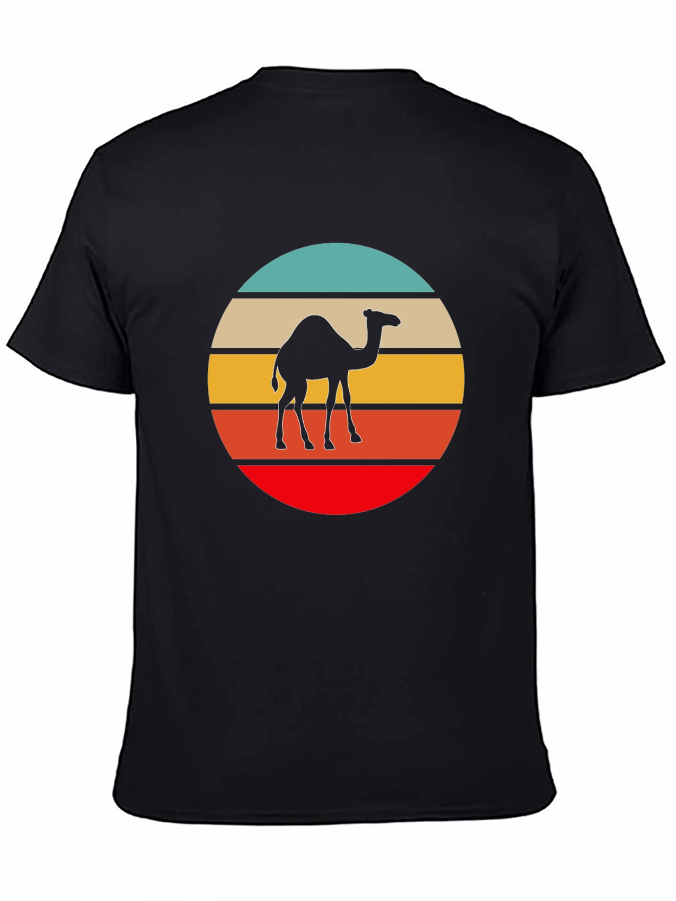 Retro Camel T-Shirt - Desert Vibes