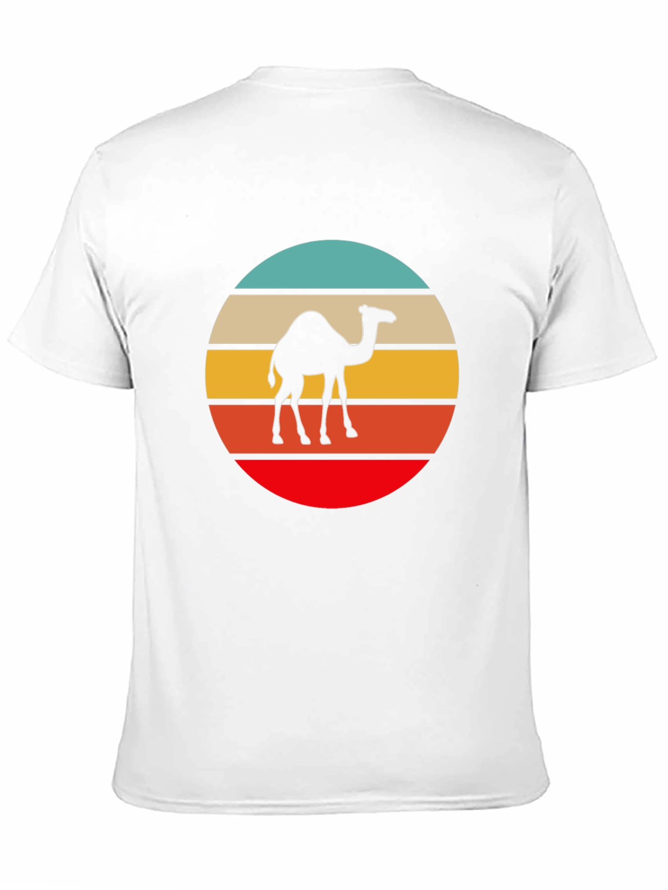 Retro Camel T-Shirt - Desert Vibes