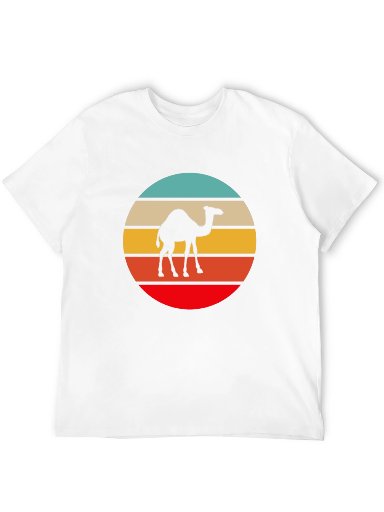 Retro Camel T-Shirt - Desert Vibes