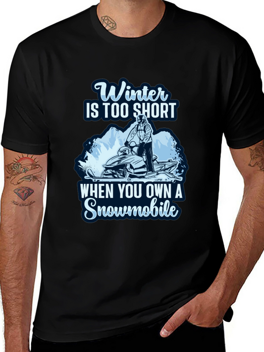 Winter Snowmobile T-Shirt