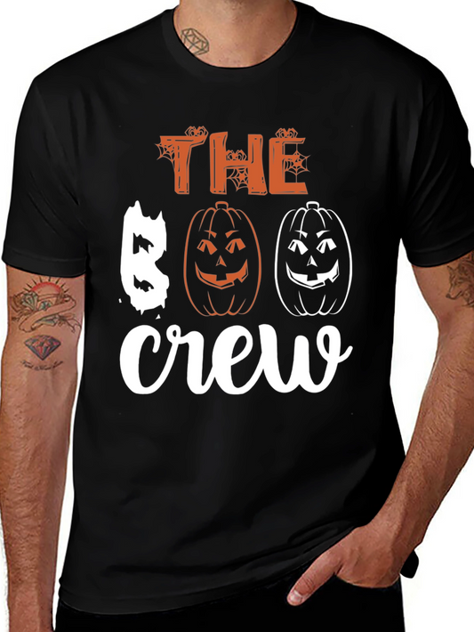 The Boo Crew Halloween Graphic T-Shirt
