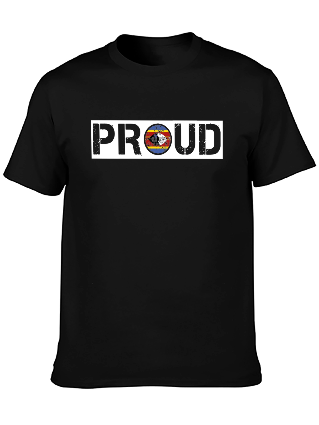 Proud Swaziland Flag Graphic T-Shirt