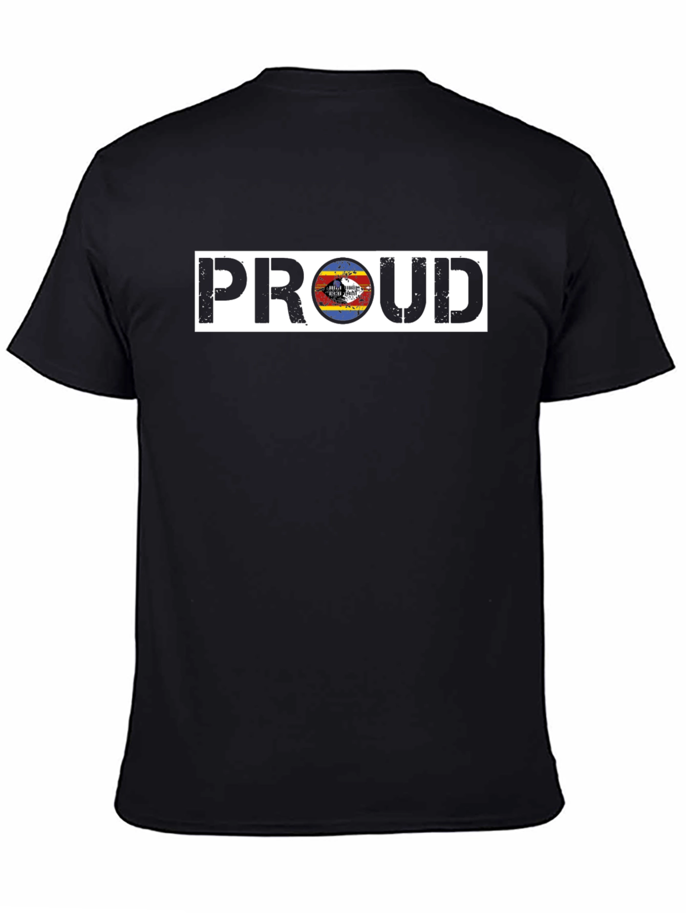 Proud Swaziland Flag Graphic T-Shirt