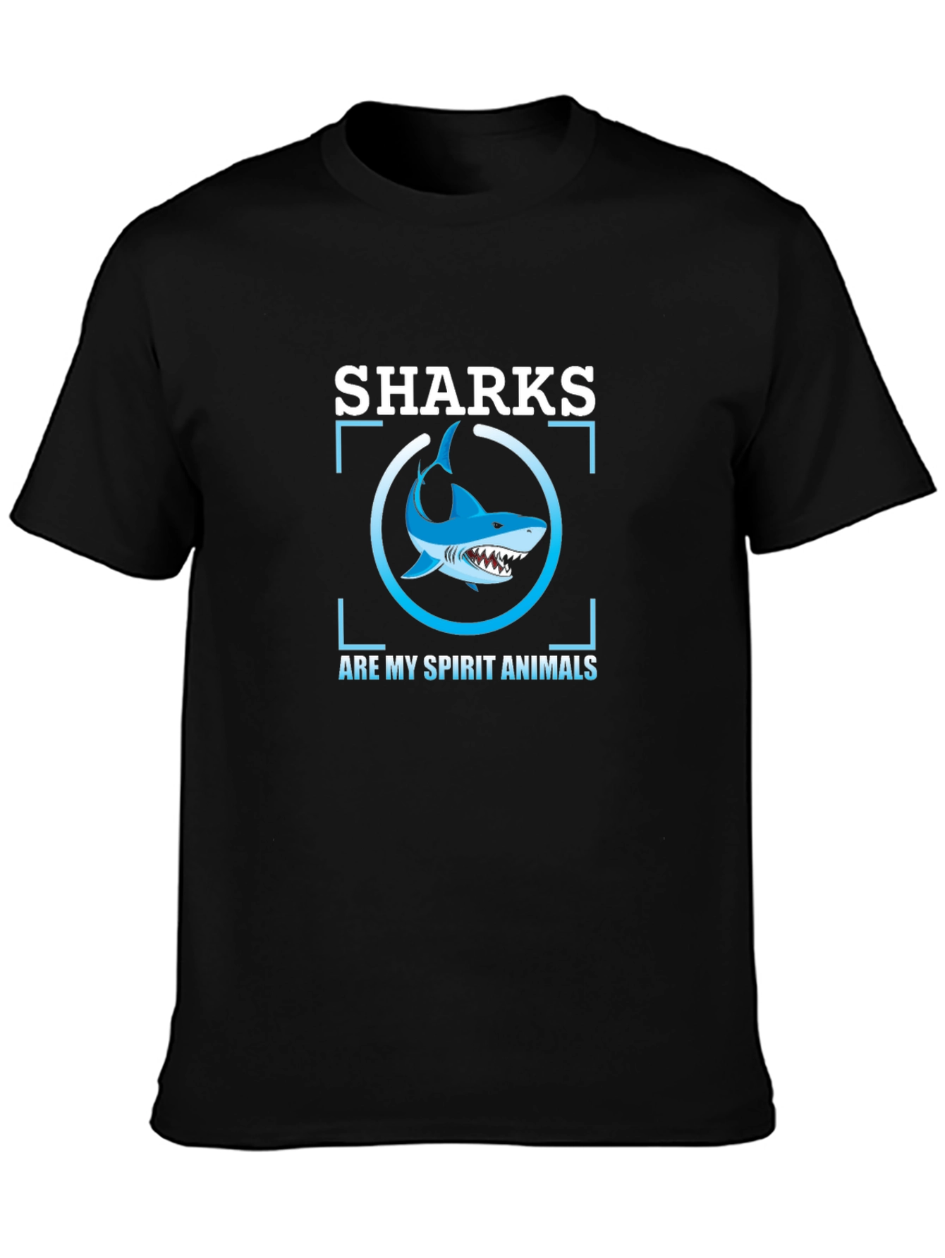 Sharks Are My Spirit Animals Graphic Tee