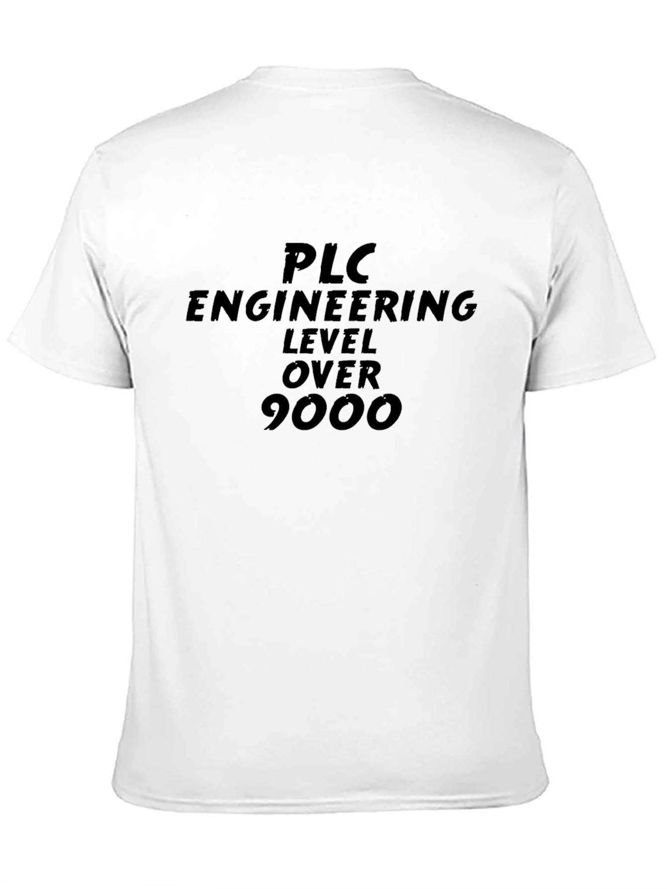 PLC Engineering Level Over 9000 Black T-Shirt