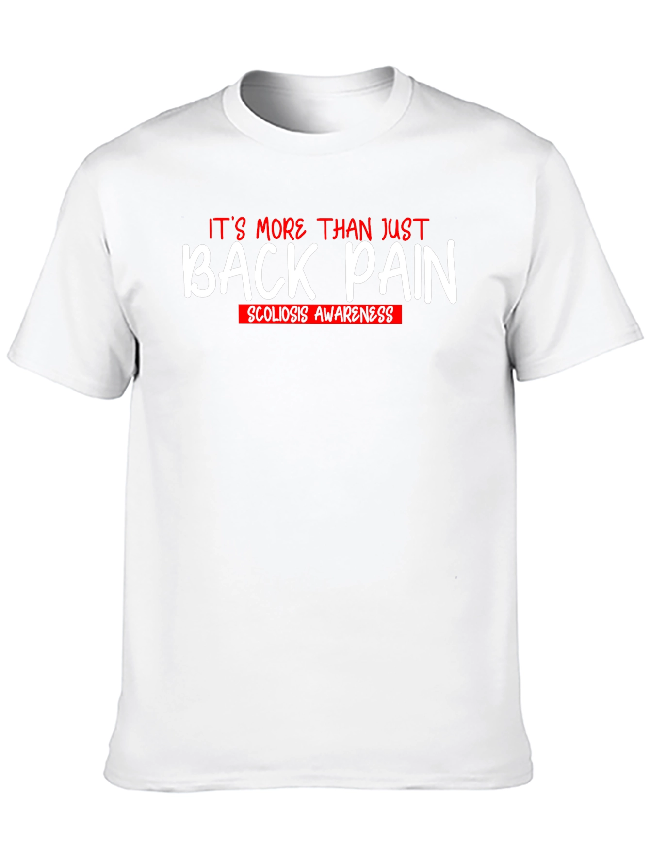 Scoliosis Awareness T-Shirt - Back Pain Support