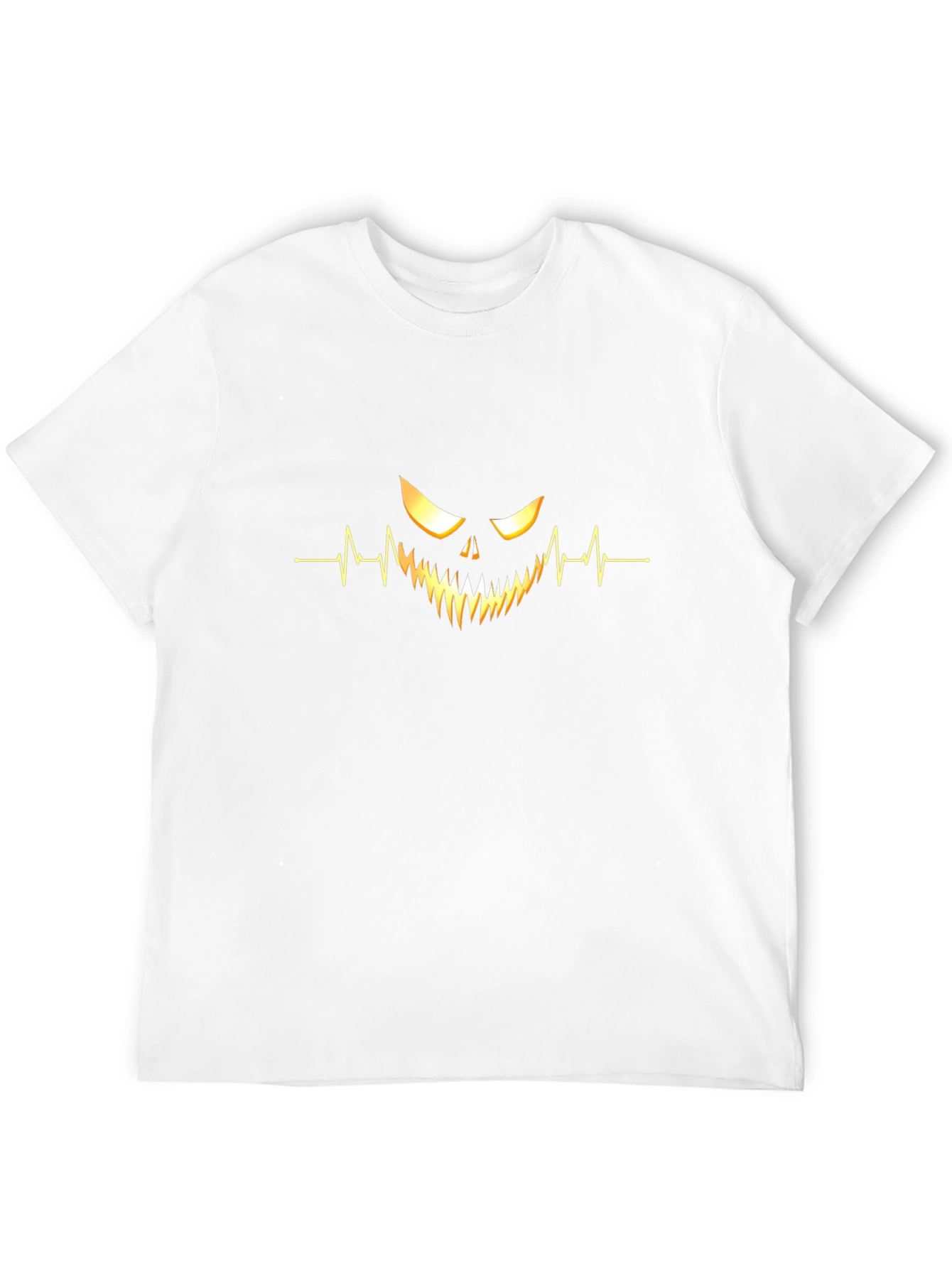 Spooky Heartbeat Graphic Tee - Halloween Shirt