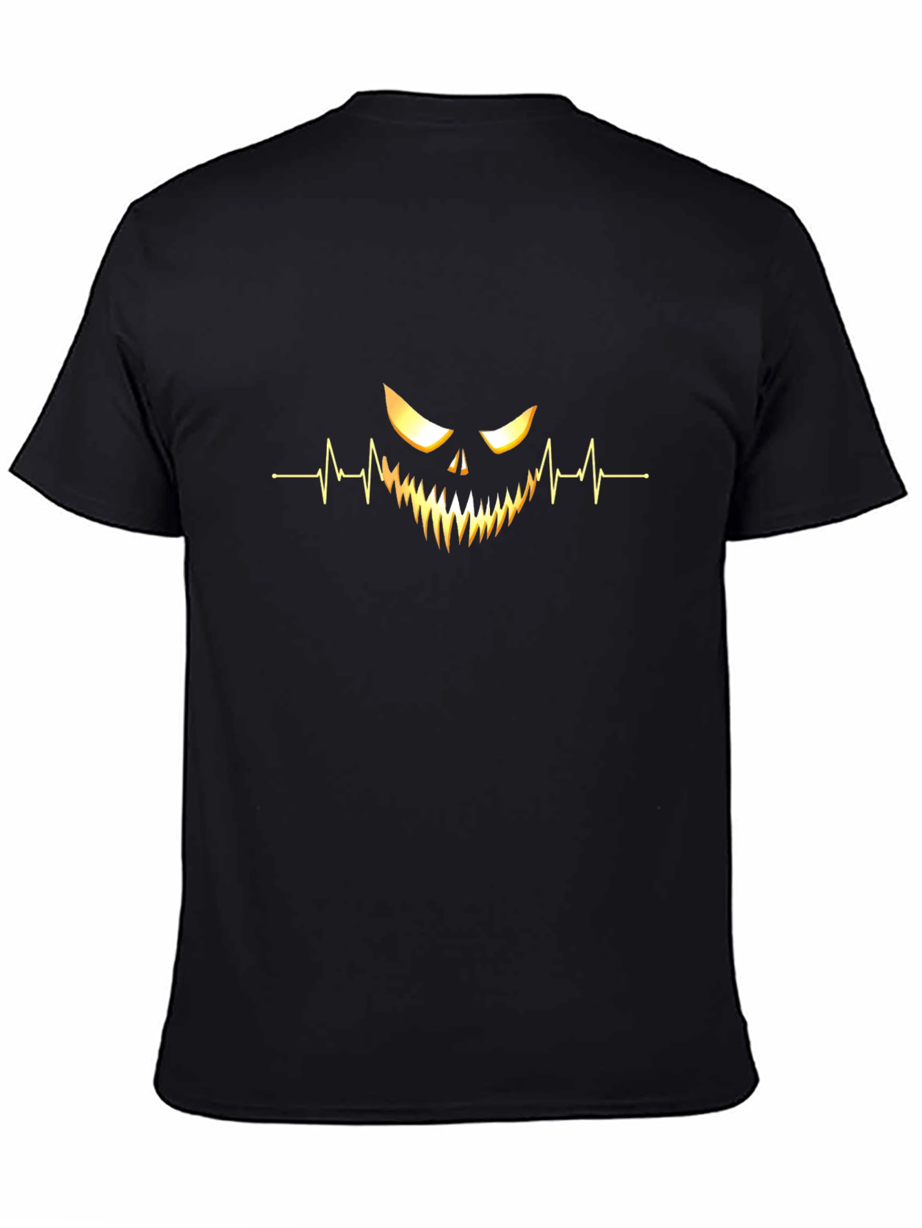 Spooky Heartbeat Graphic Tee - Halloween Shirt