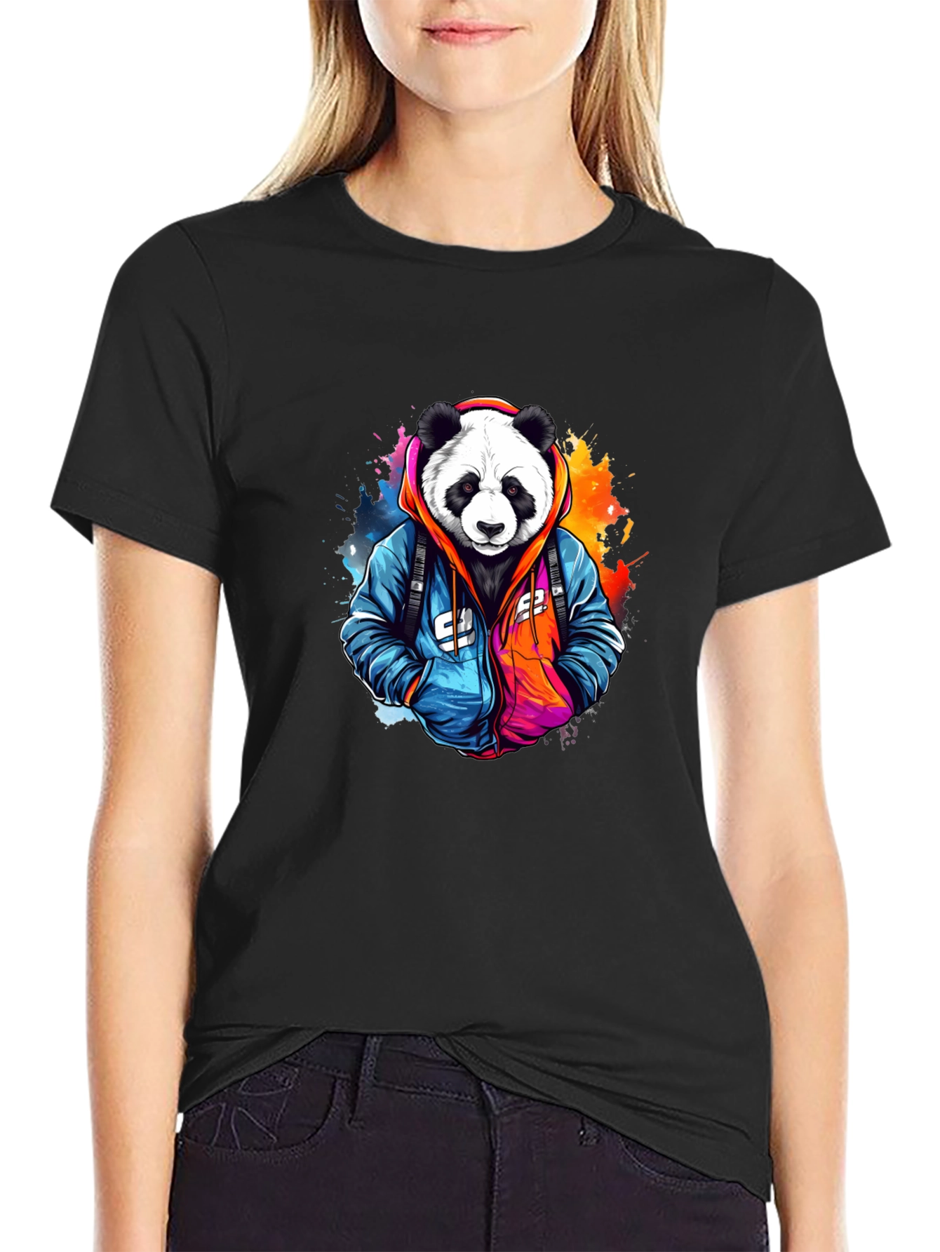 Panda Graphic Tee - Cool Streetwear Style