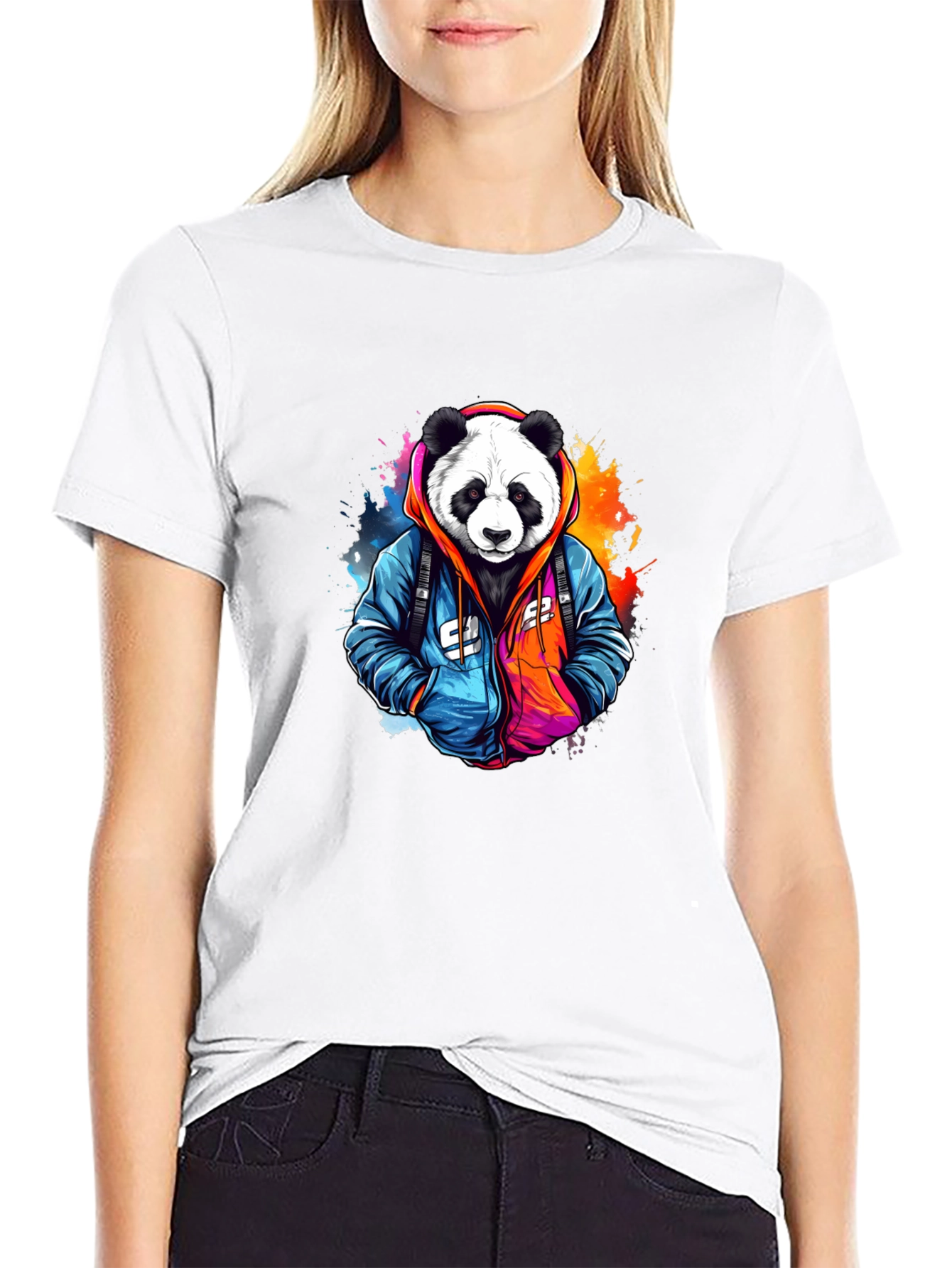 Panda Graphic Tee - Cool Streetwear Style