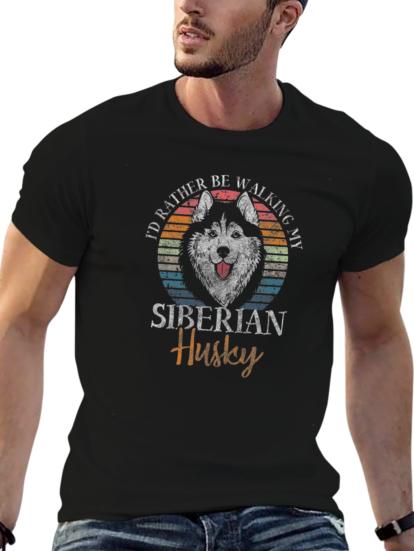 Siberian Husky T-Shirt Dog Lover Tee