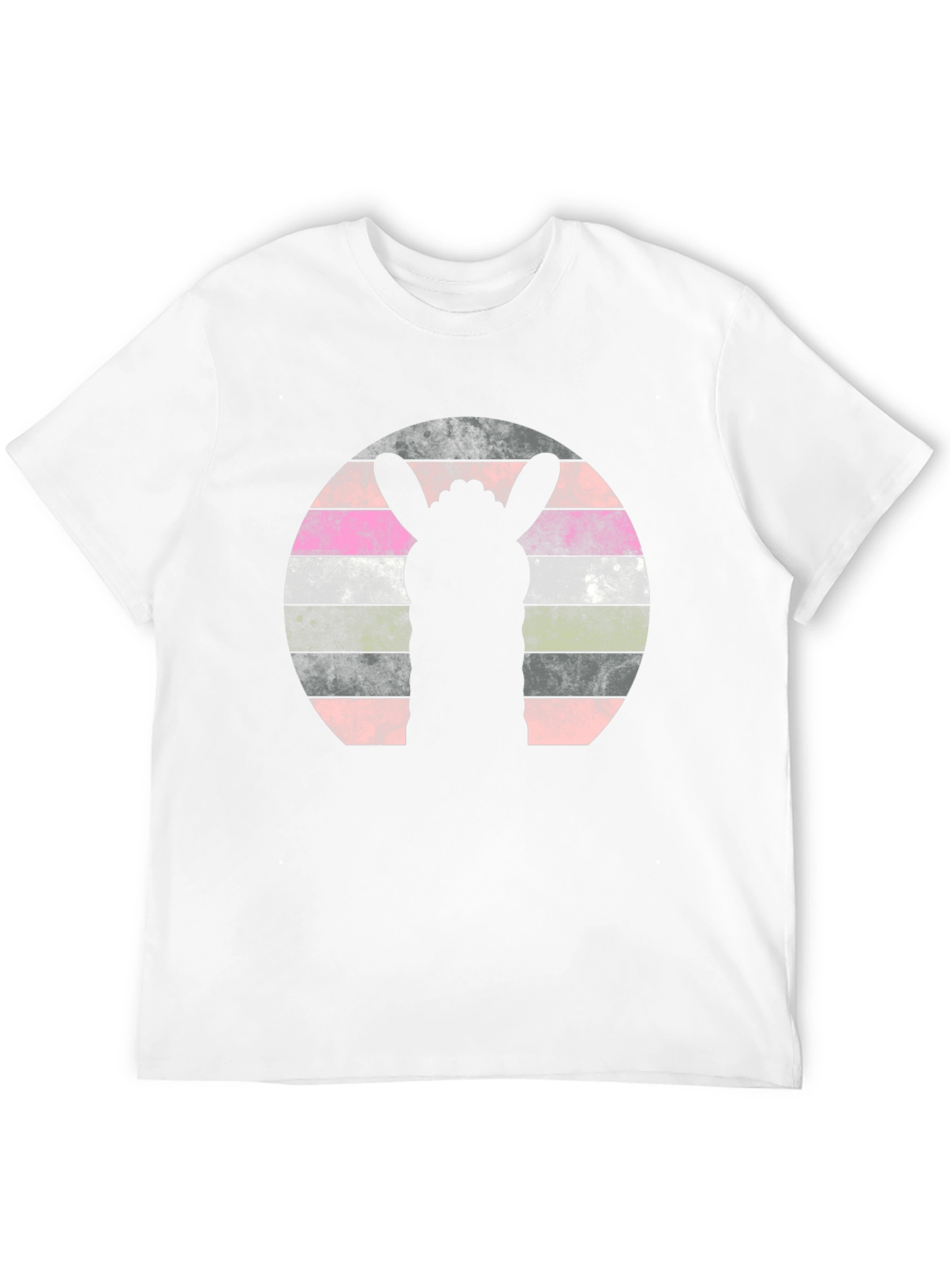 Retro Llama Silhouette Graphic Tee