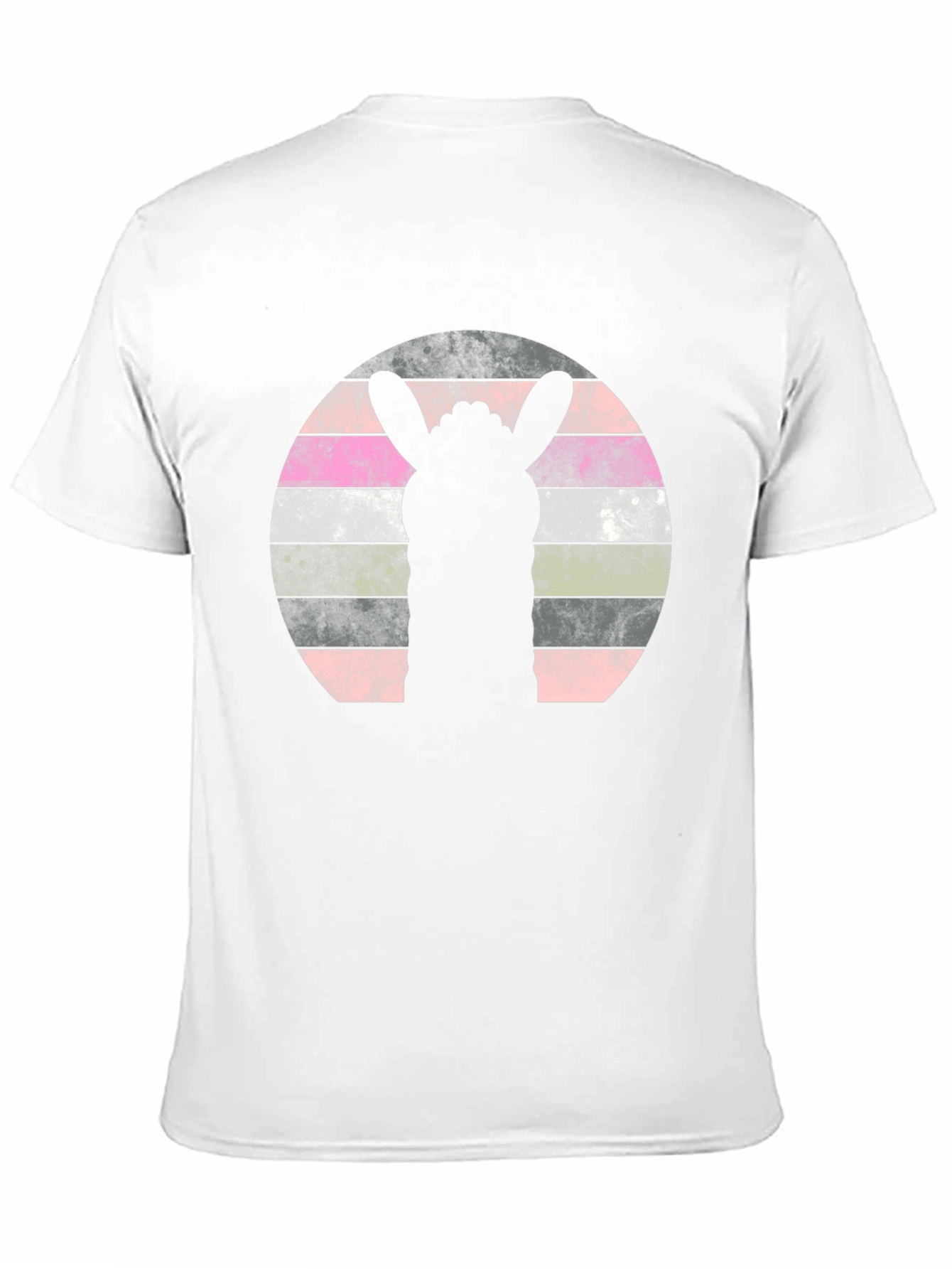 Retro Llama Silhouette Graphic Tee