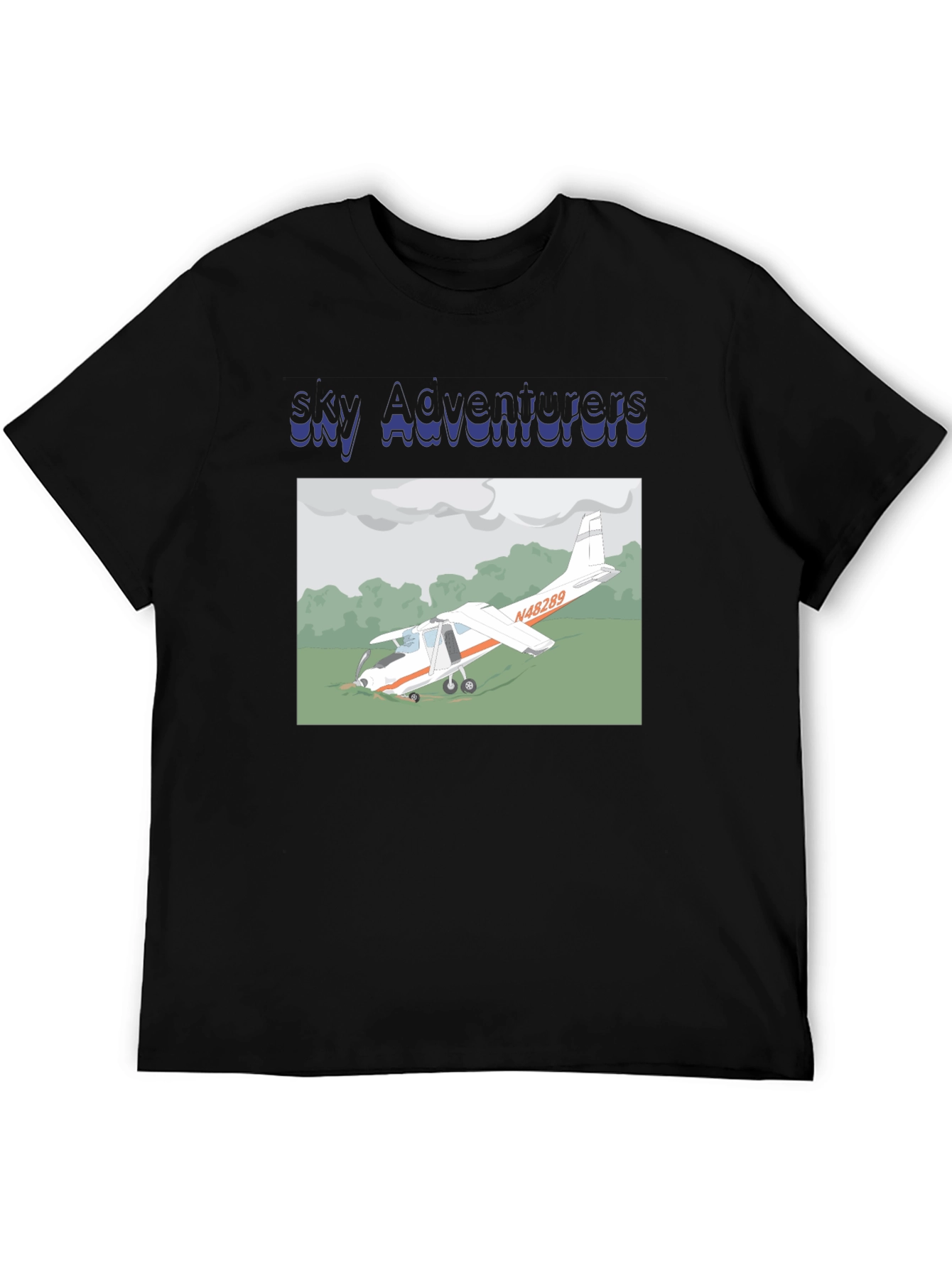 Sky Adventurers Airplane Graphic T-Shirt