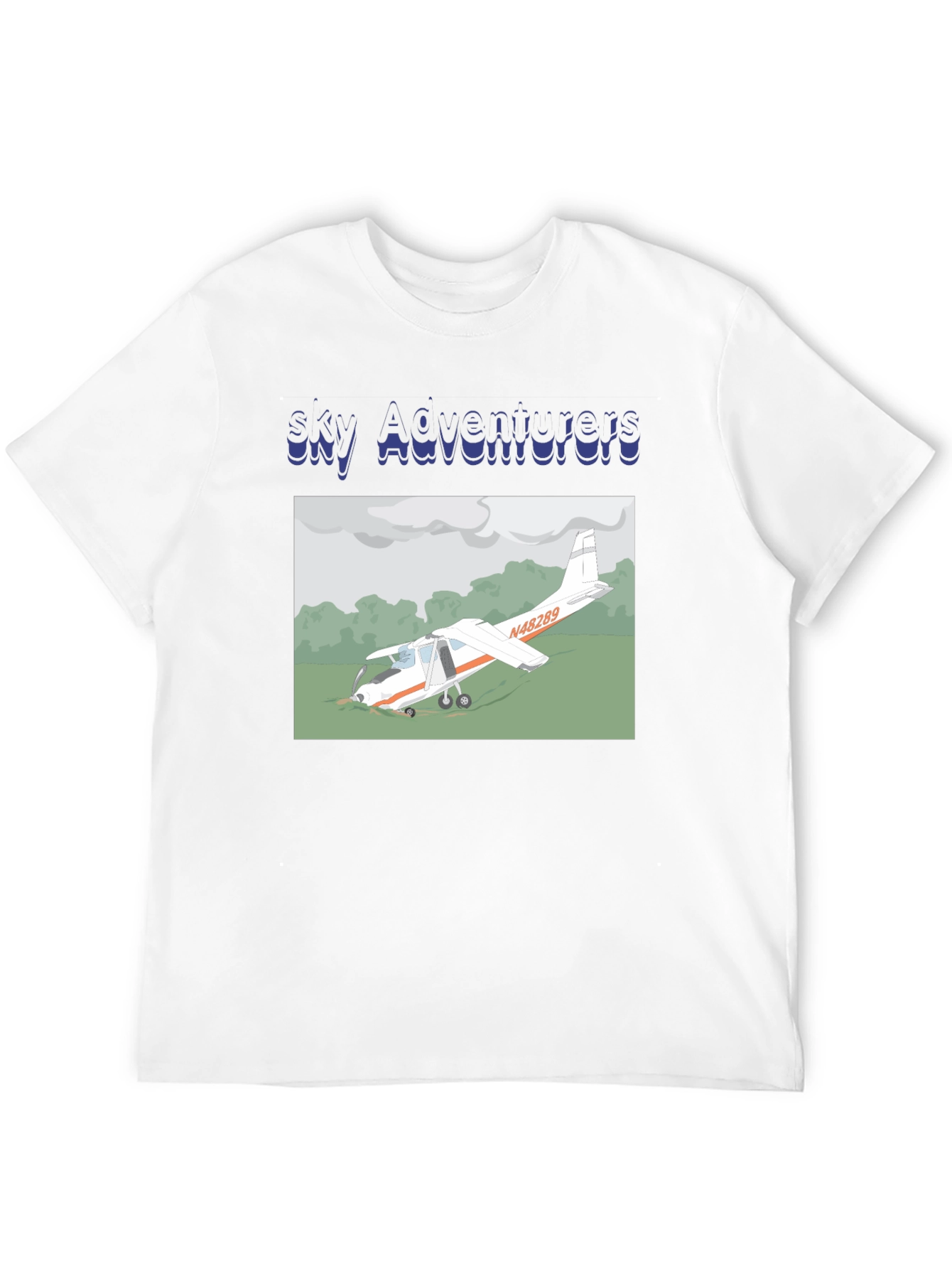 Sky Adventurers Airplane Graphic T-Shirt