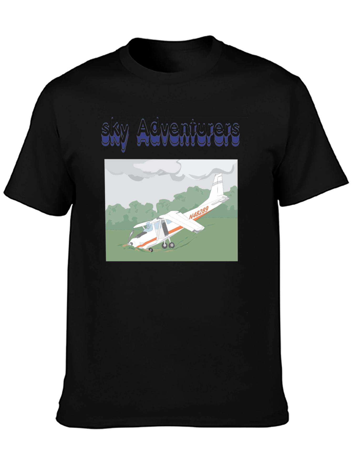 Sky Adventurers Airplane Graphic T-Shirt