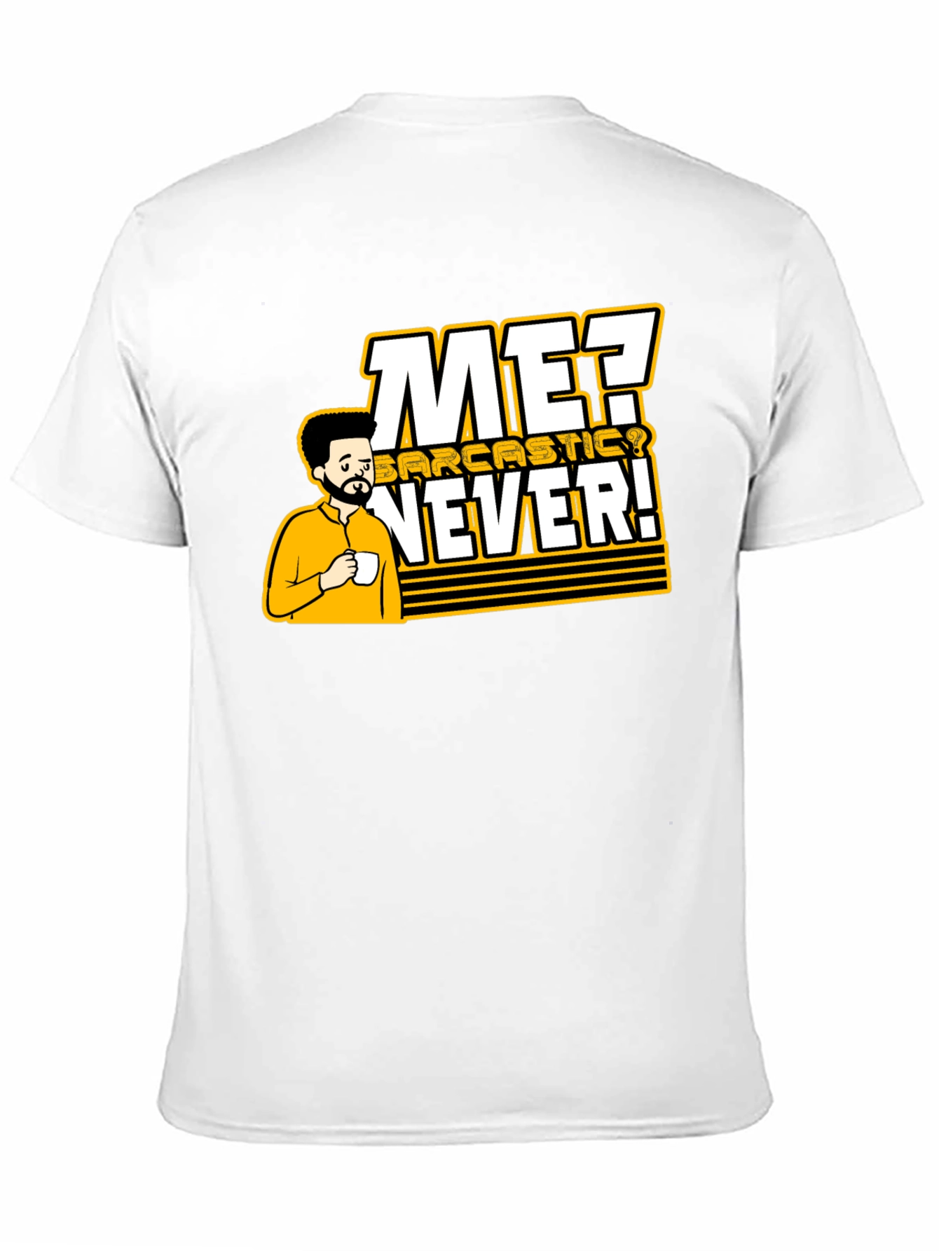 Sarcastic Humor Graphic Black T-Shirt