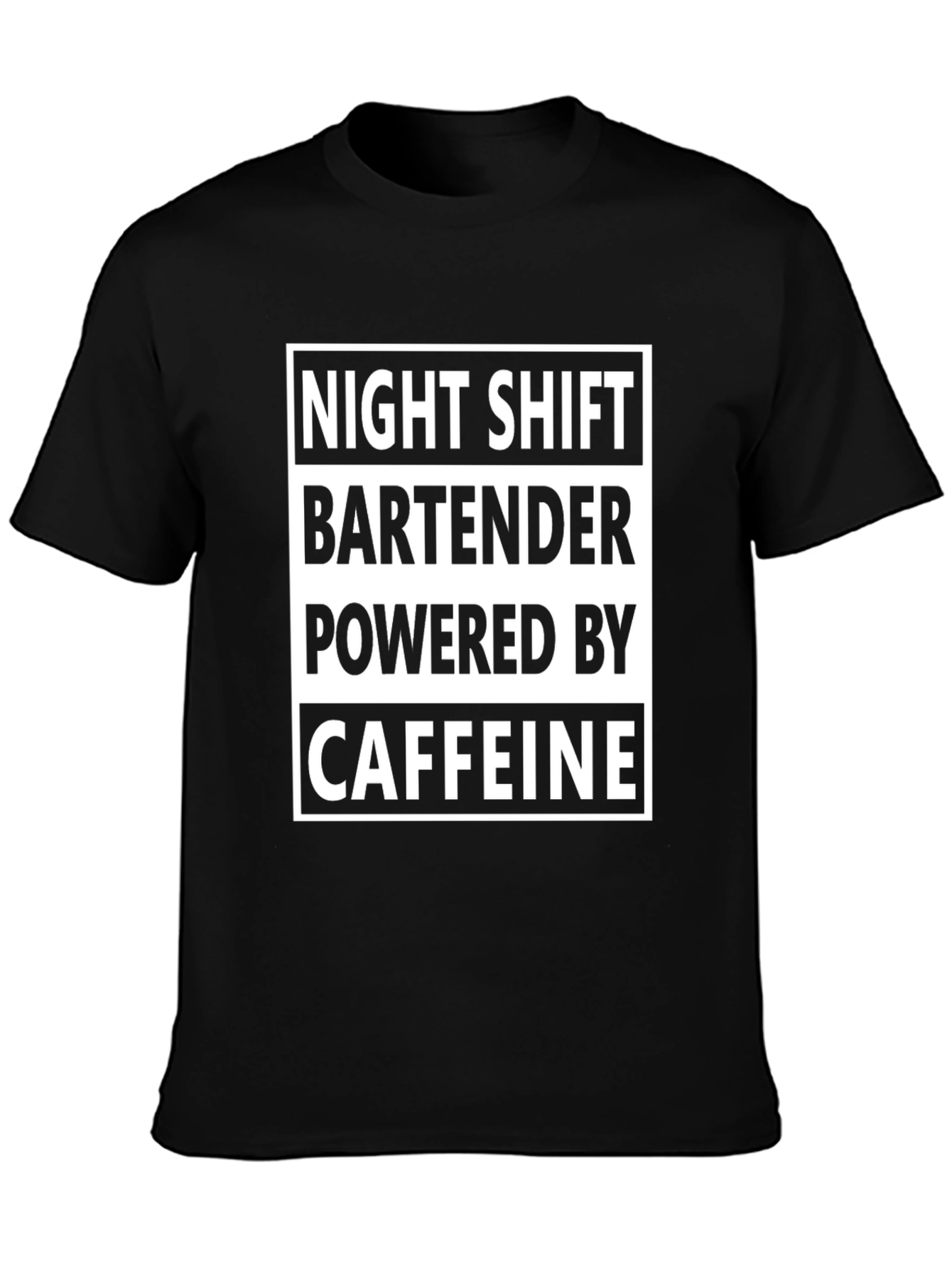 Night Shift Bartender Caffeine T-Shirt