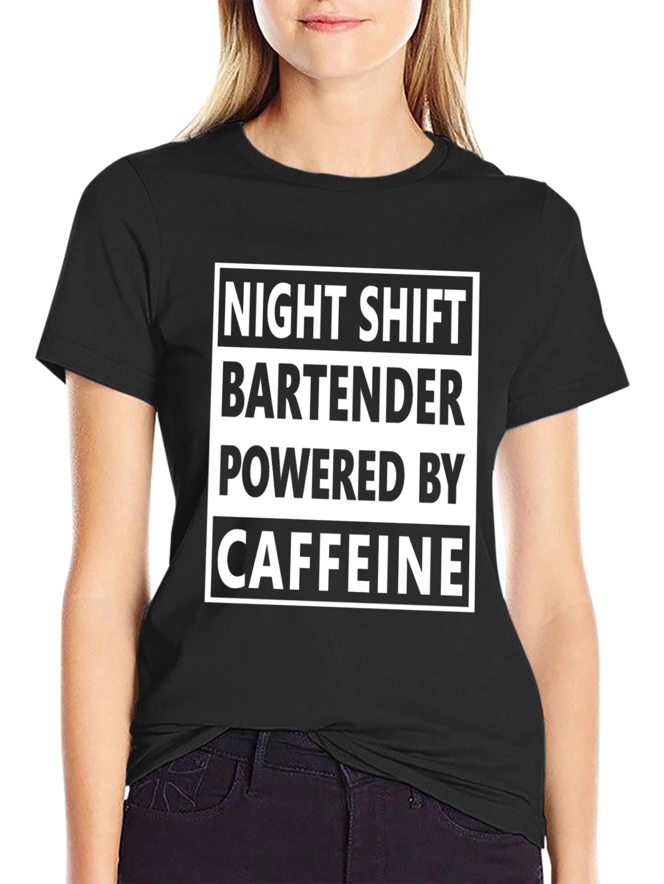 Night Shift Bartender Caffeine T-Shirt