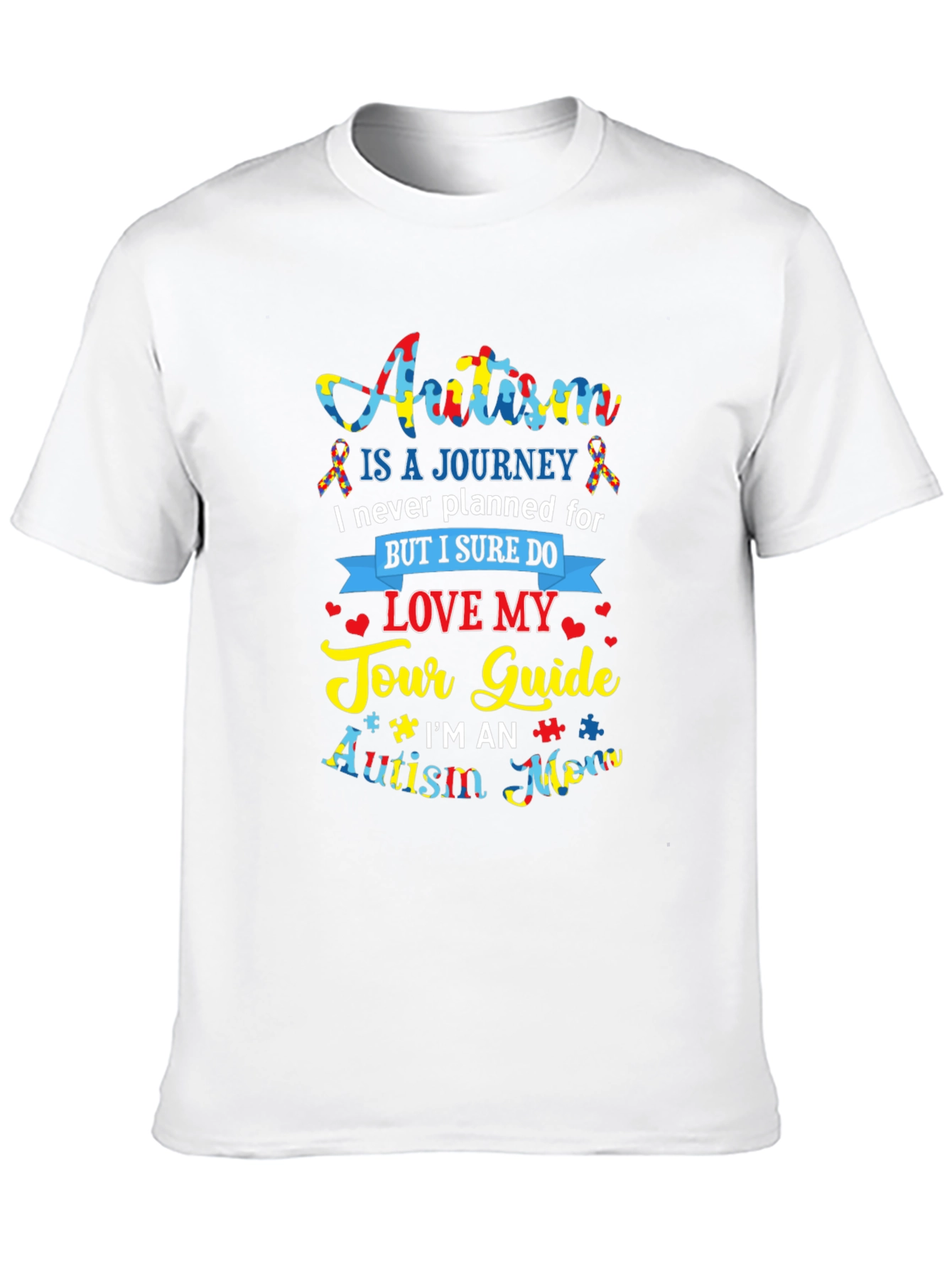 Autism Mom Tour Guide Graphic T-Shirt