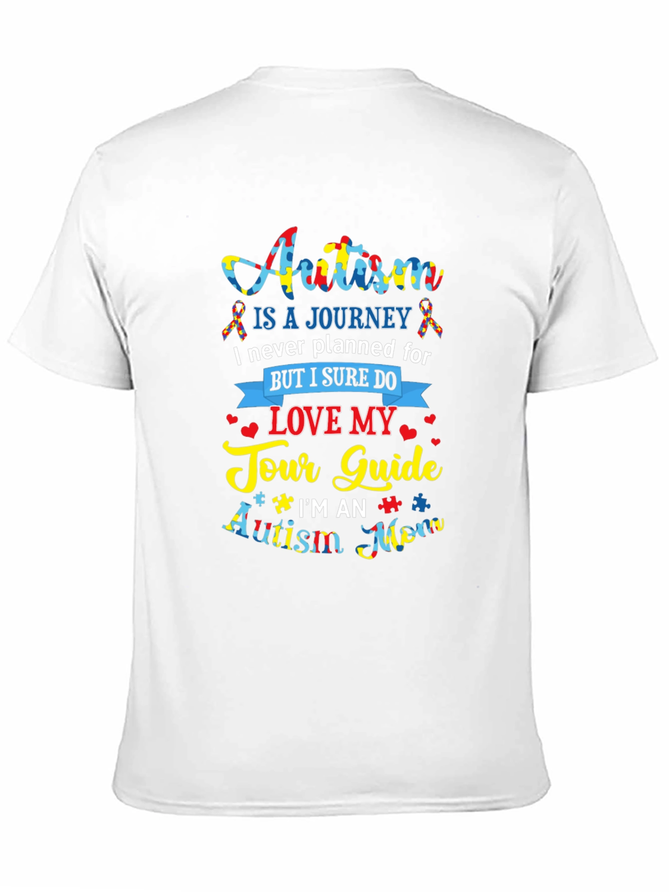 Autism Mom Tour Guide Graphic T-Shirt