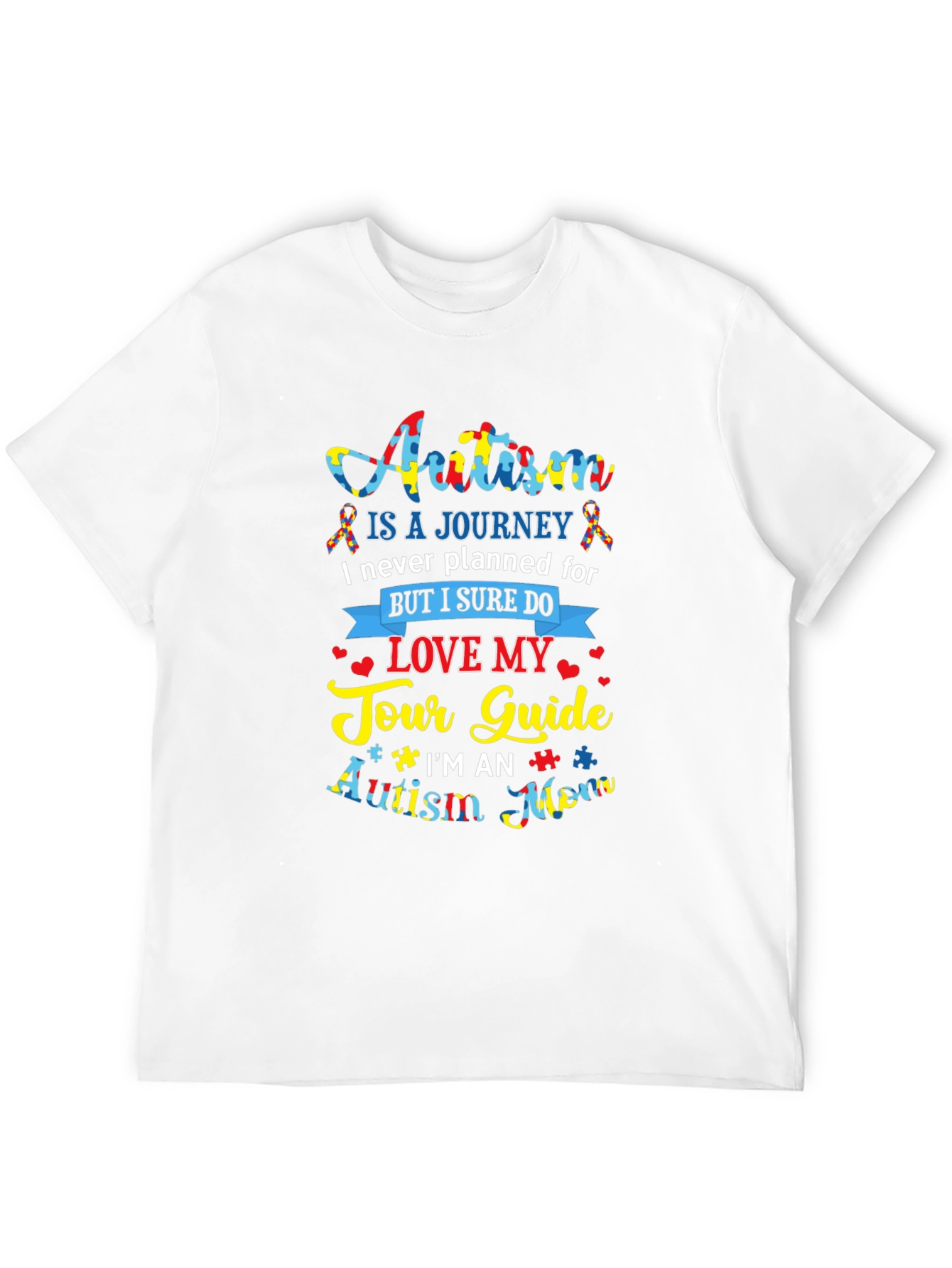 Autism Mom Tour Guide Graphic T-Shirt