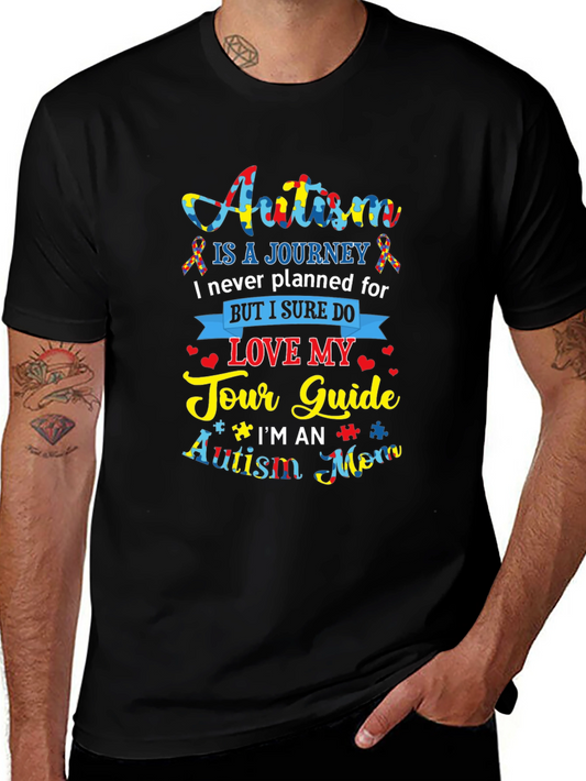 Autism Mom Tour Guide Graphic T-Shirt