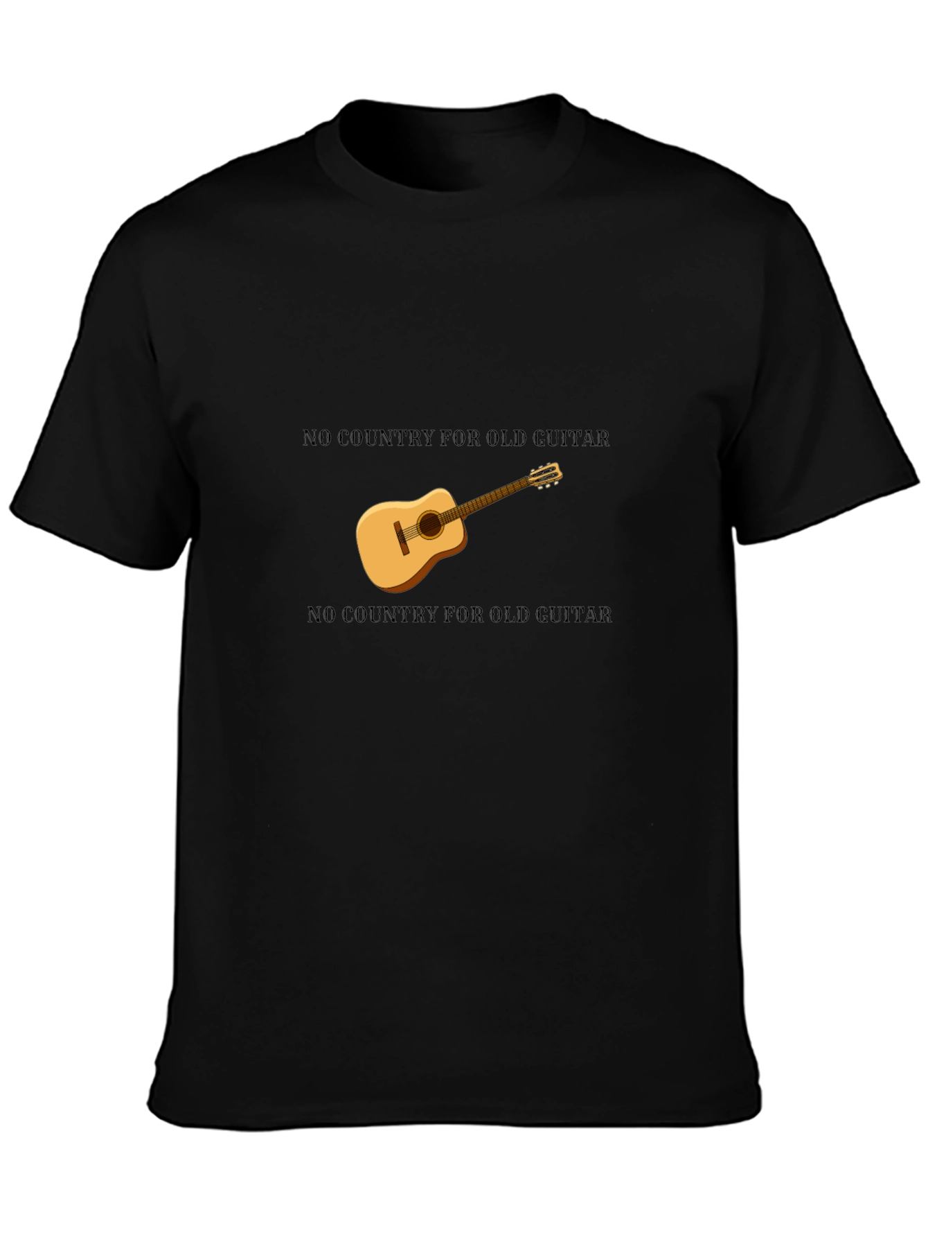 No Country for Old Guitar T-Shirt