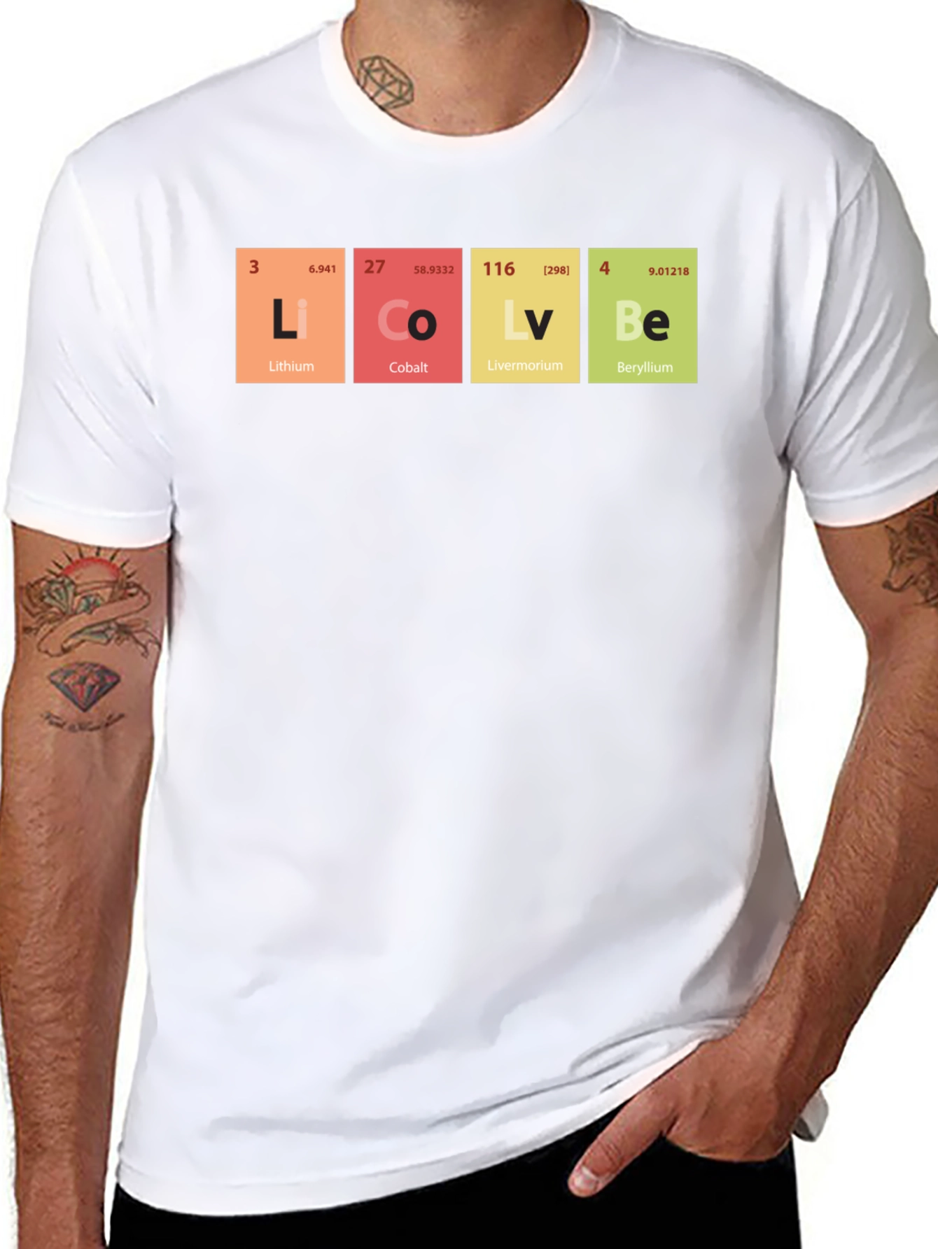 Periodic Table Love T-Shirt Chemistry Science Tee