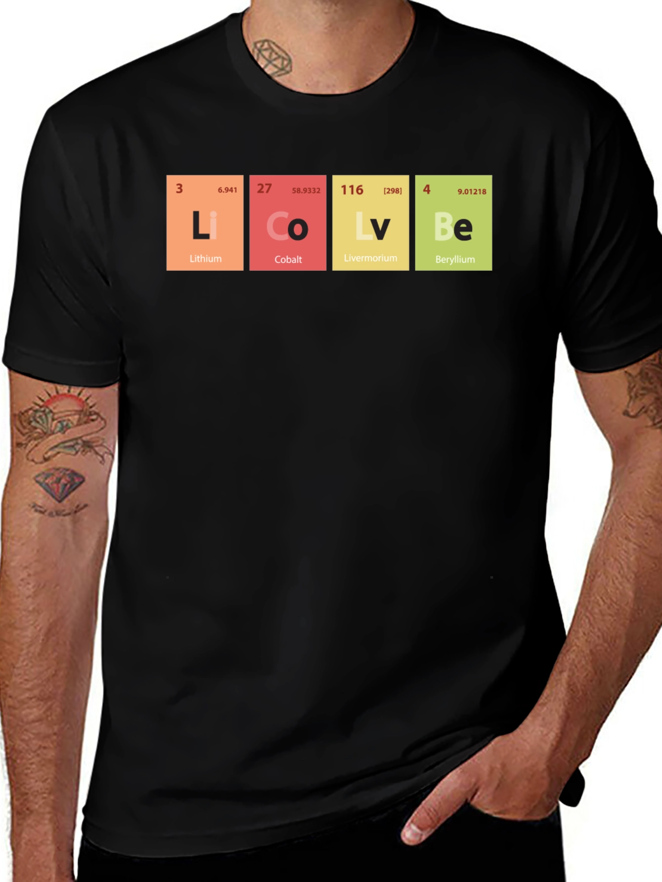 Periodic Table Love T-Shirt Chemistry Science Tee