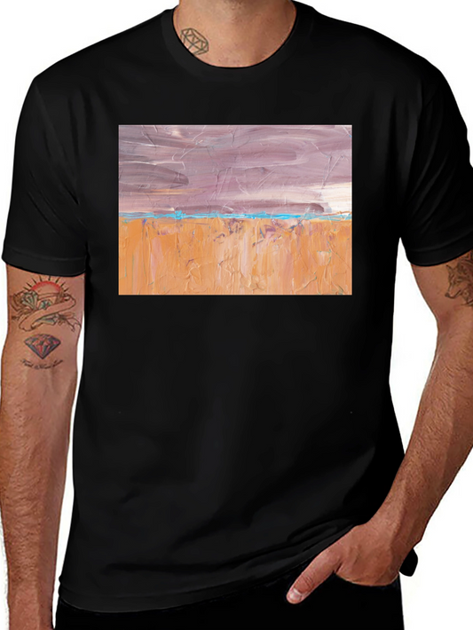 Abstract Landscape Graphic T-Shirt