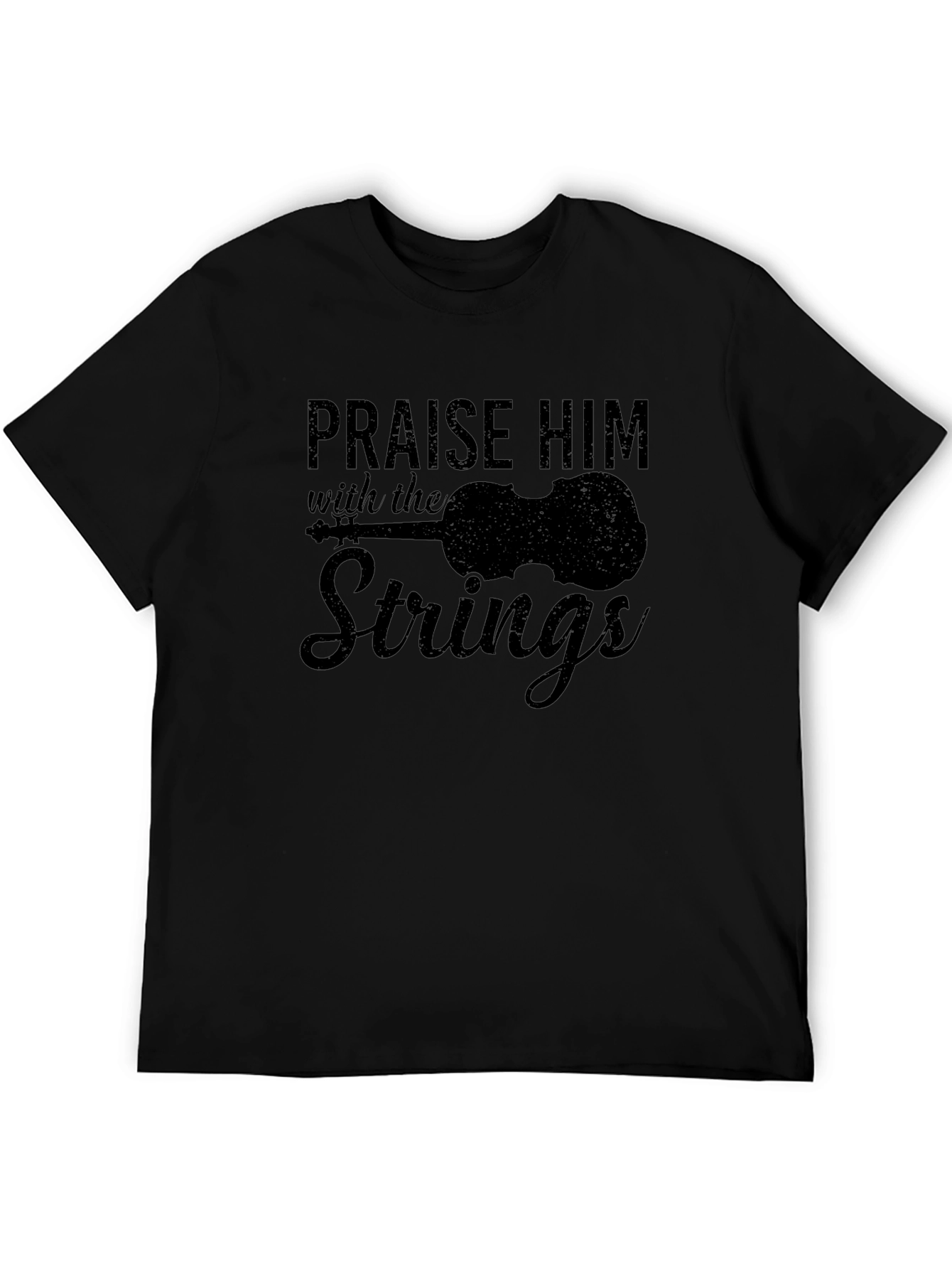 Praise Him with the Strings Graphic T-Shirt