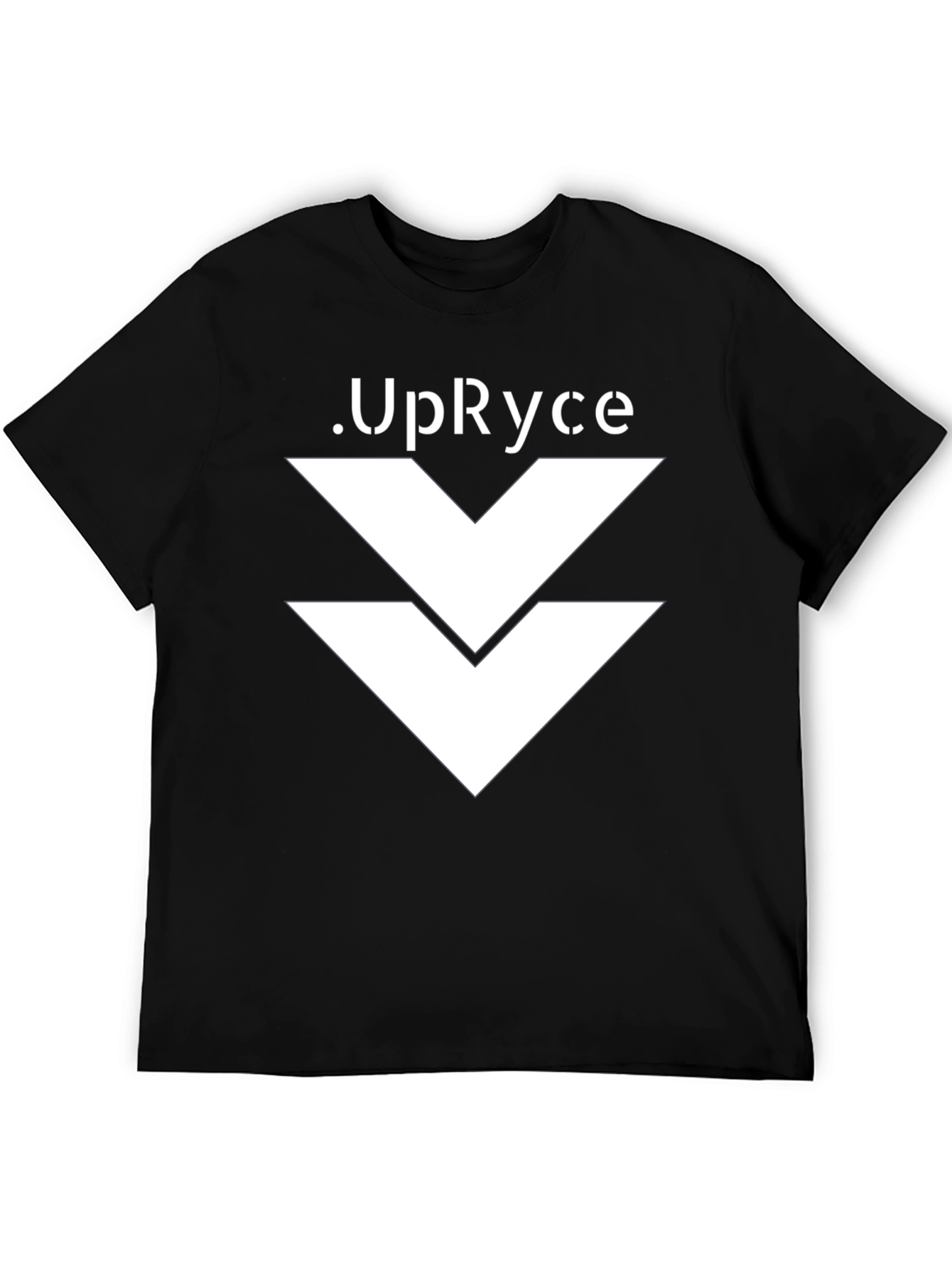 UpRyce Graphic Print Black T-Shirt