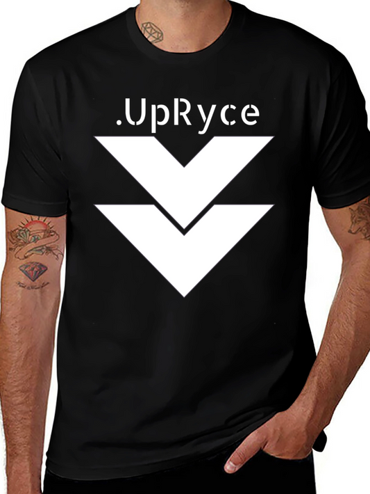 UpRyce Graphic Print Black T-Shirt